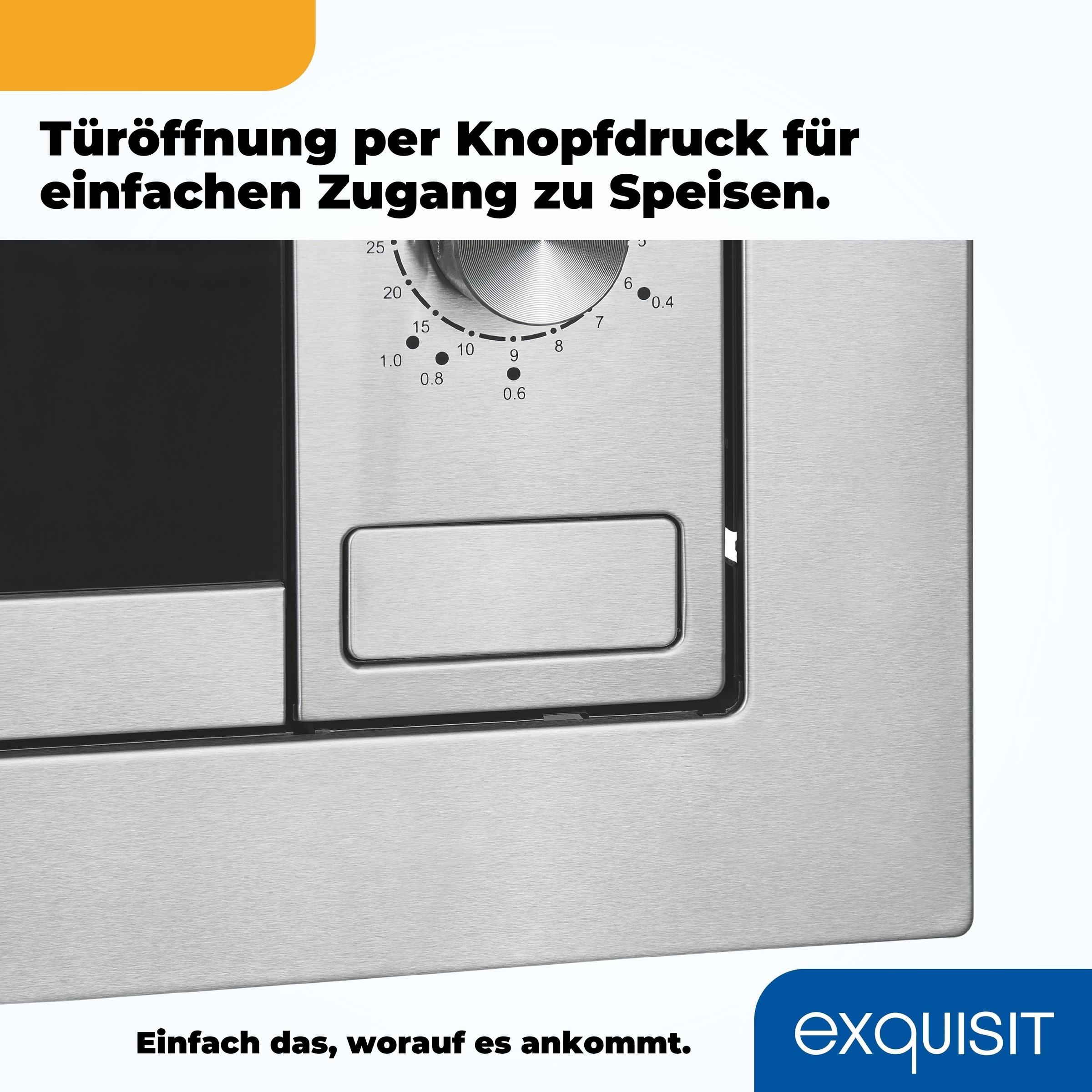 exquisit Einbau-Mikrowelle »EMW10-020«, Mikrowelle, 1300 W