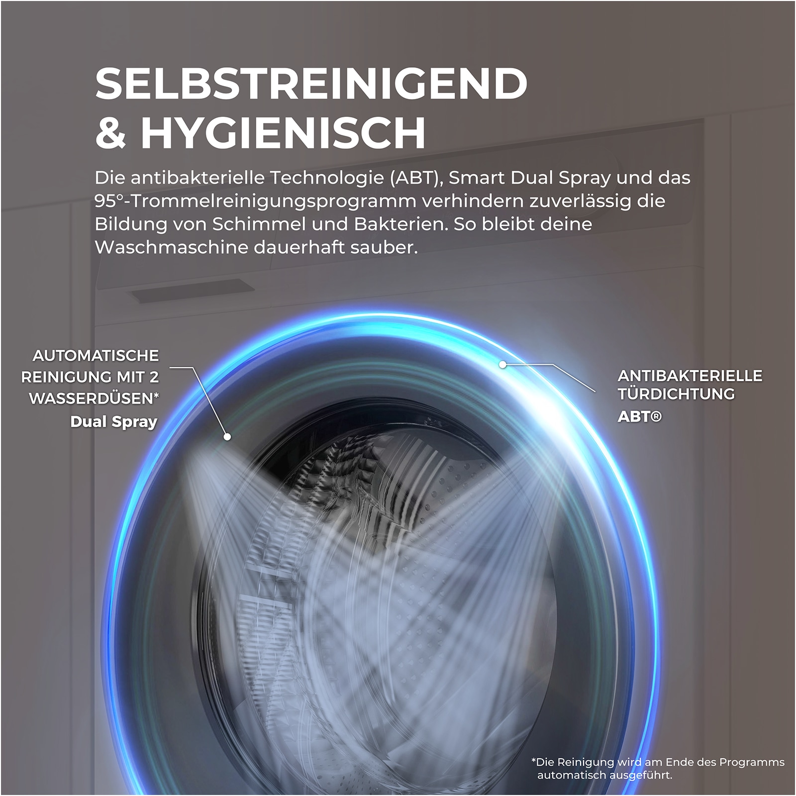 Haier Waschmaschine G3 Serie »HW100-BP14637« 10 kg 1400 U/min Smart AI Automatikprogramm