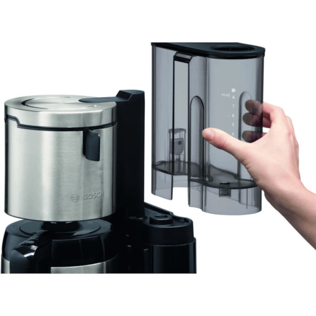 BOSCH Filterkaffeemaschine »TKA8A683 Styline«, 1,1 l Kaffeekanne, Papierfilter, 1x4