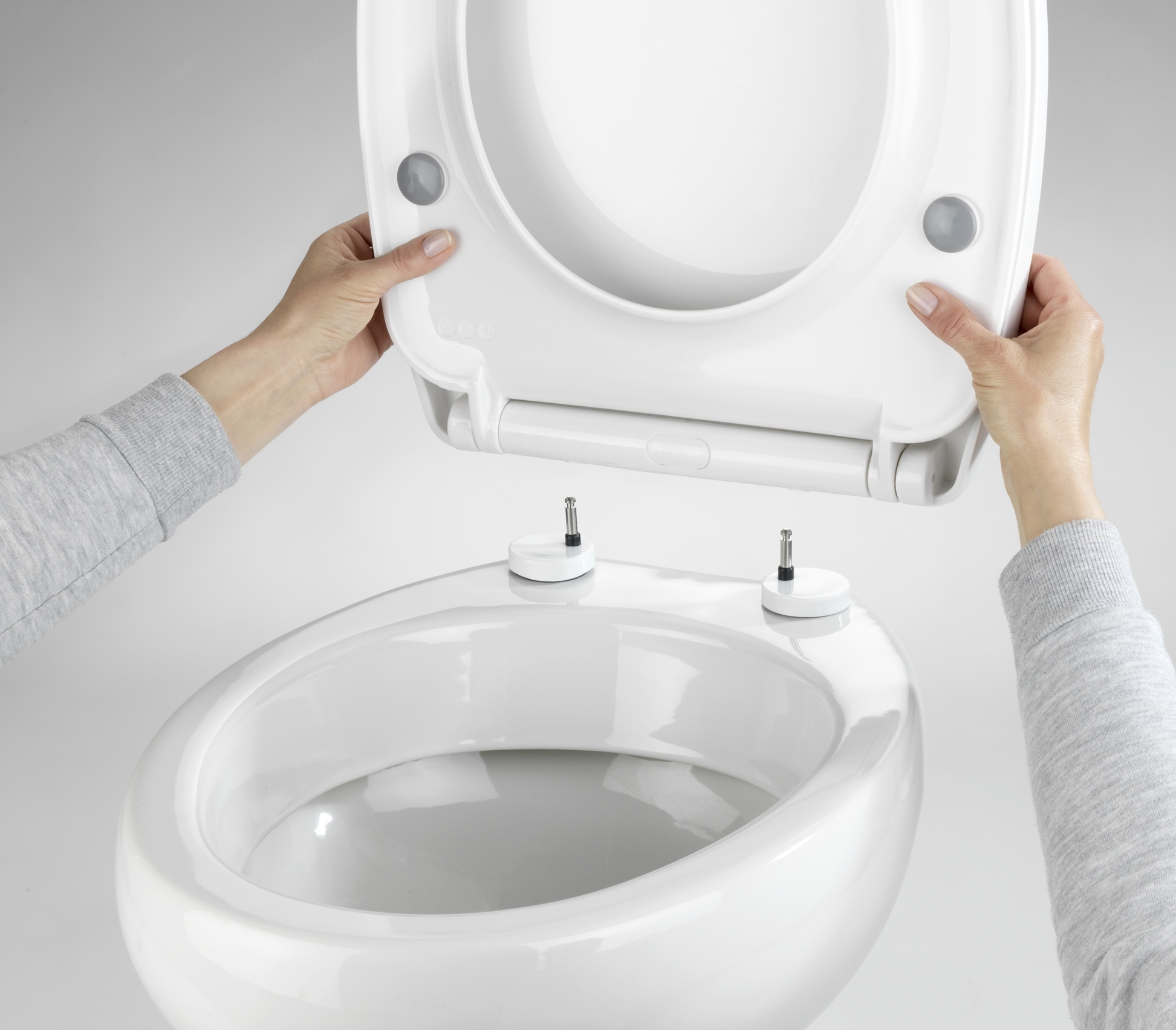 WENKO WC-Sitz »Tavola« Toilettensitz aus strapazierfähigem Duroplast mit Absenkautomatik