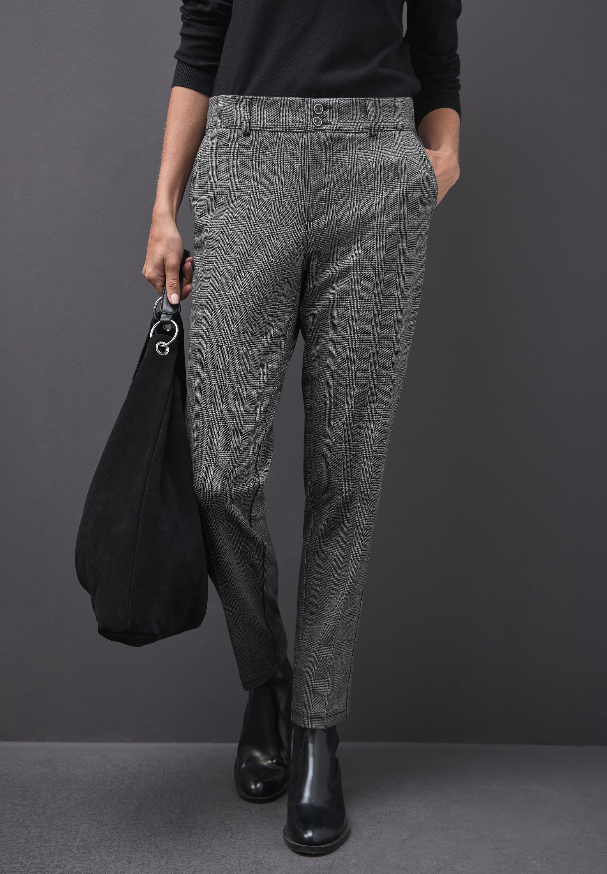 STREET ONE Webhose  mit elastischem Bund