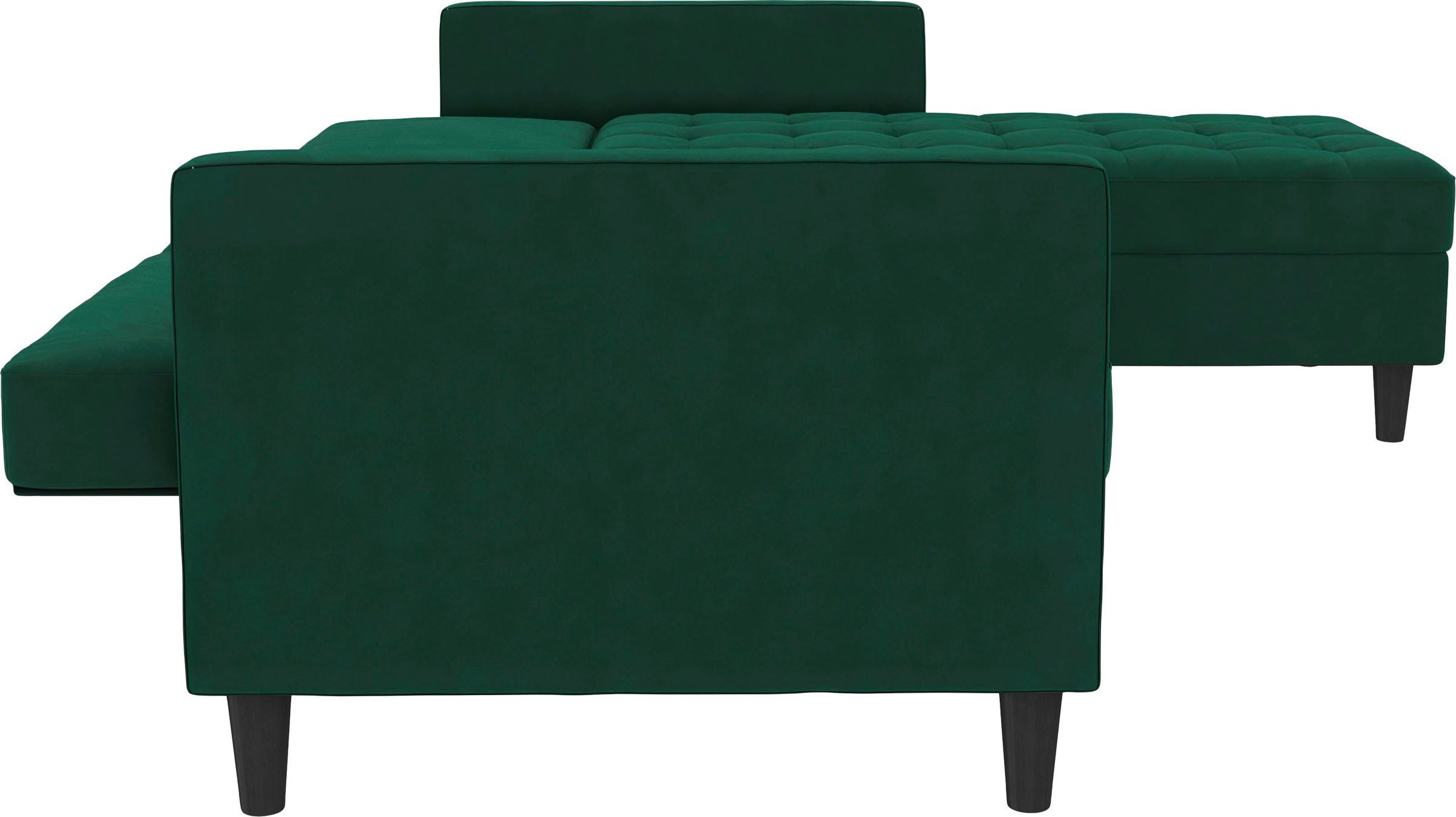 Dorel Home Ecksofa »Presley, L-Form,«, Ecksofa mit Bett-Funktion und Stauraum, verstellbare Rückenlehne