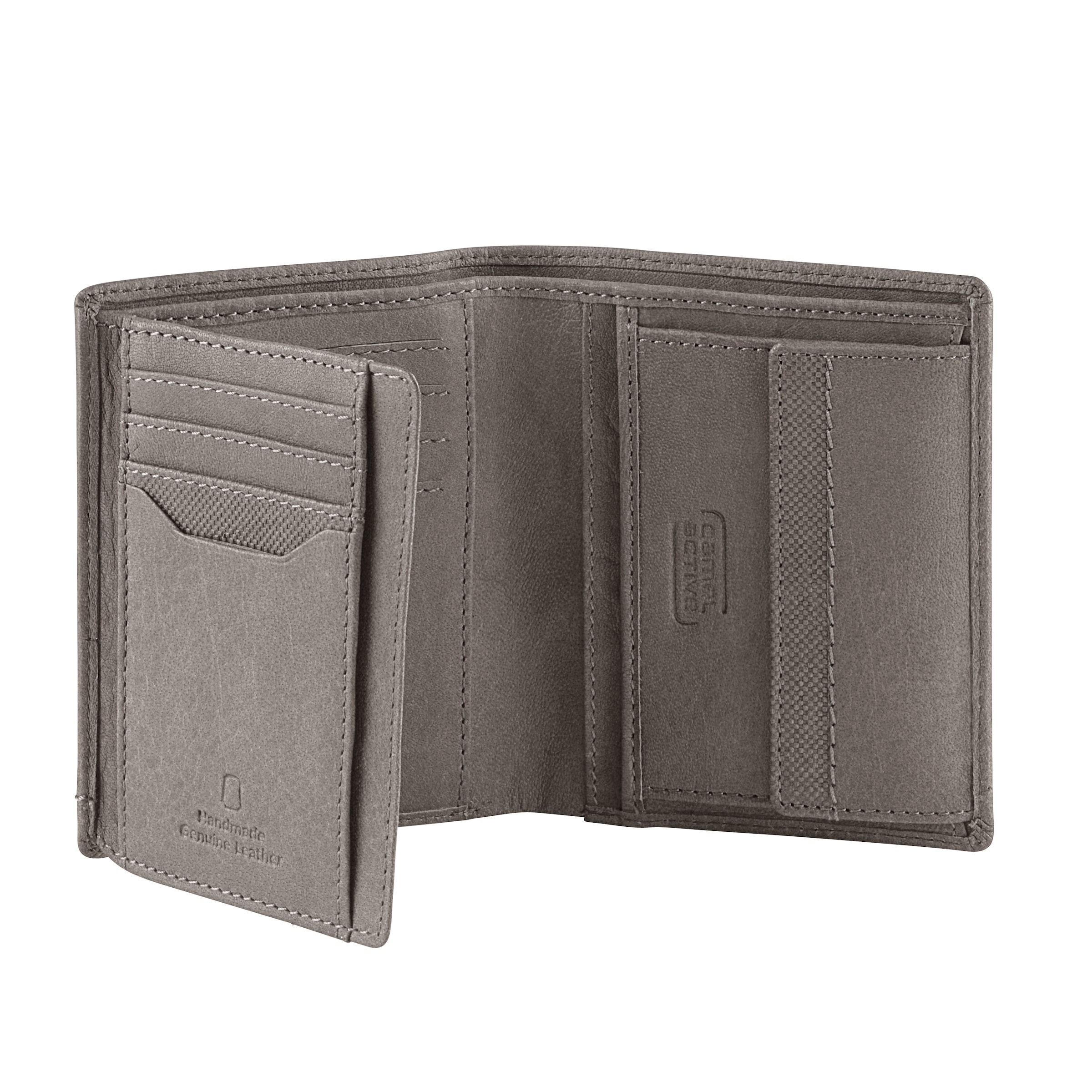 camel active Geldbörse »Nimbus« weich genarbtes Leder mit leicht abgesetzten Ziernähten, RFID Schutz