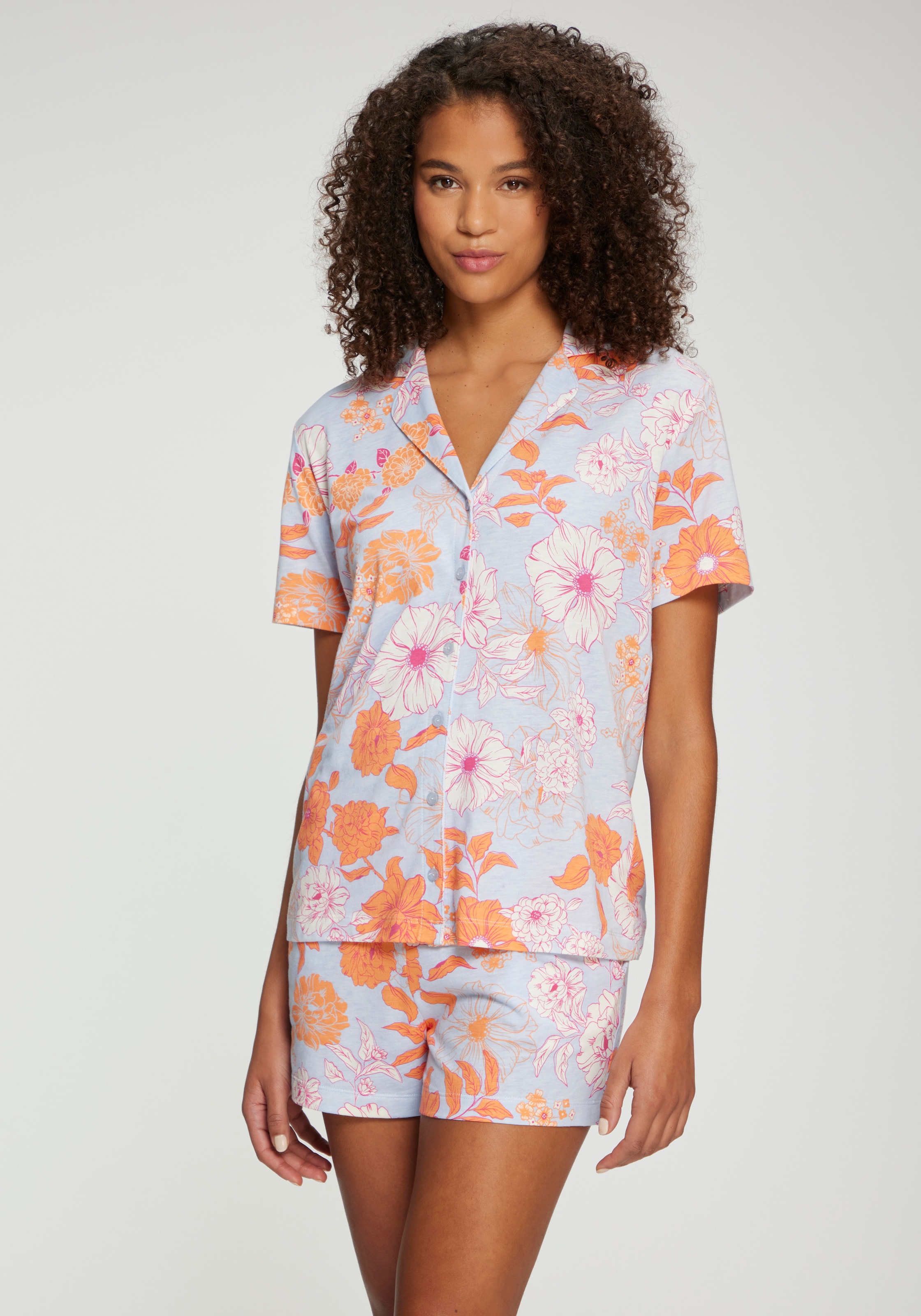 s.Oliver Shorty Set, 2 mit Blumen-Muster