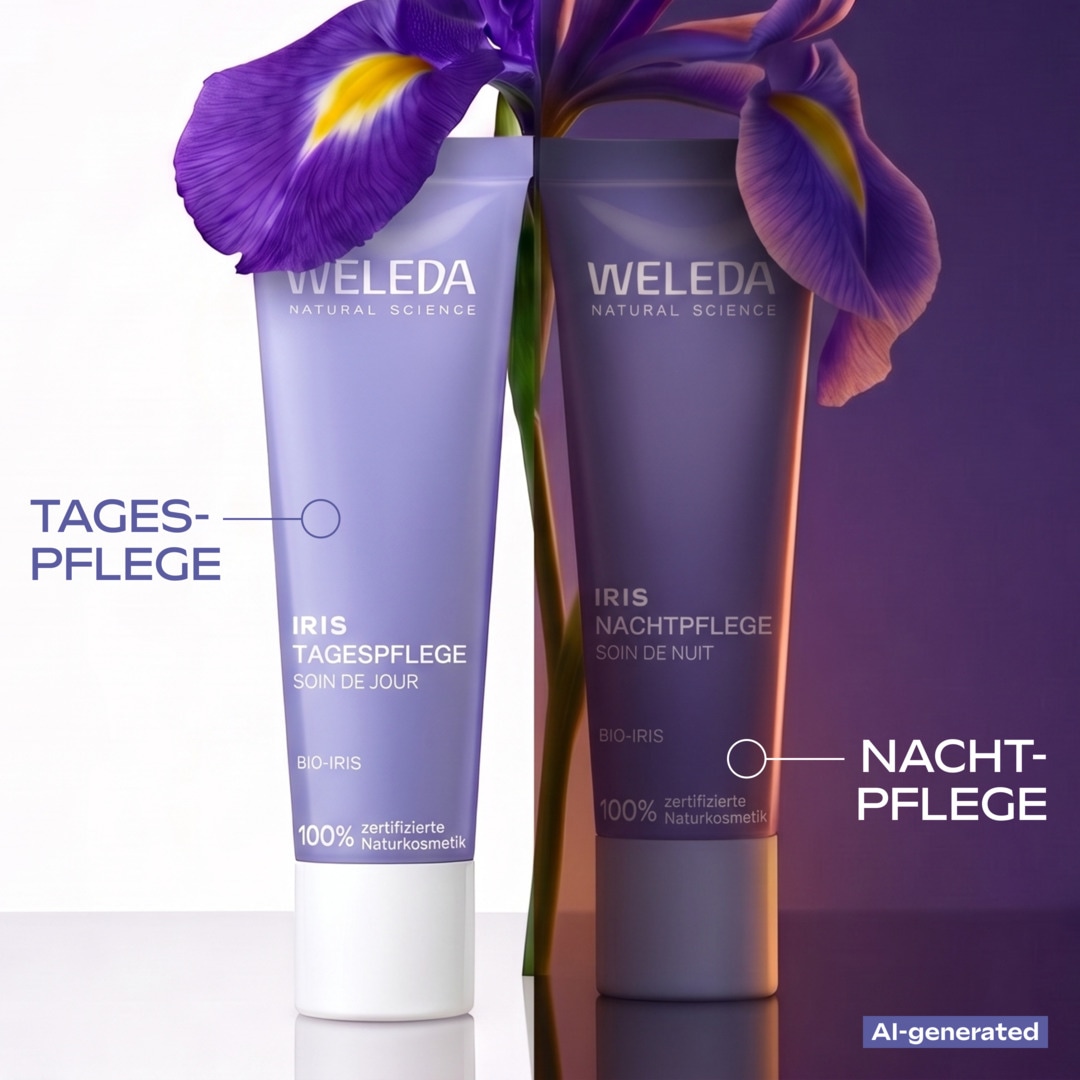 WELEDA Nachtcreme »IRIS NACHTPFLEGE« für normale bis Mischhaut, feuchtigkeitsspendend, entspannend