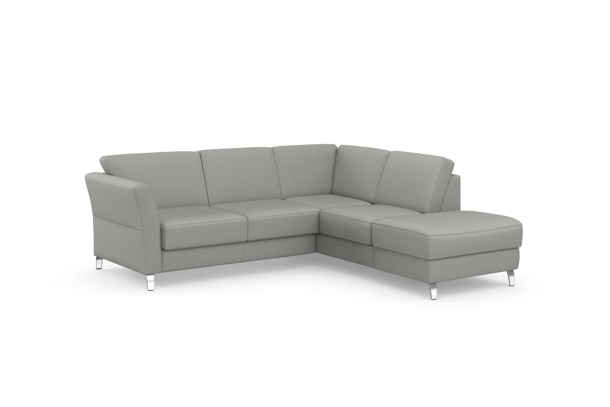 sit&more Ecksofa »Visby L-Form«, Wahlweise mit Bettfunktion und Stauraum, frei im Raum stellbar