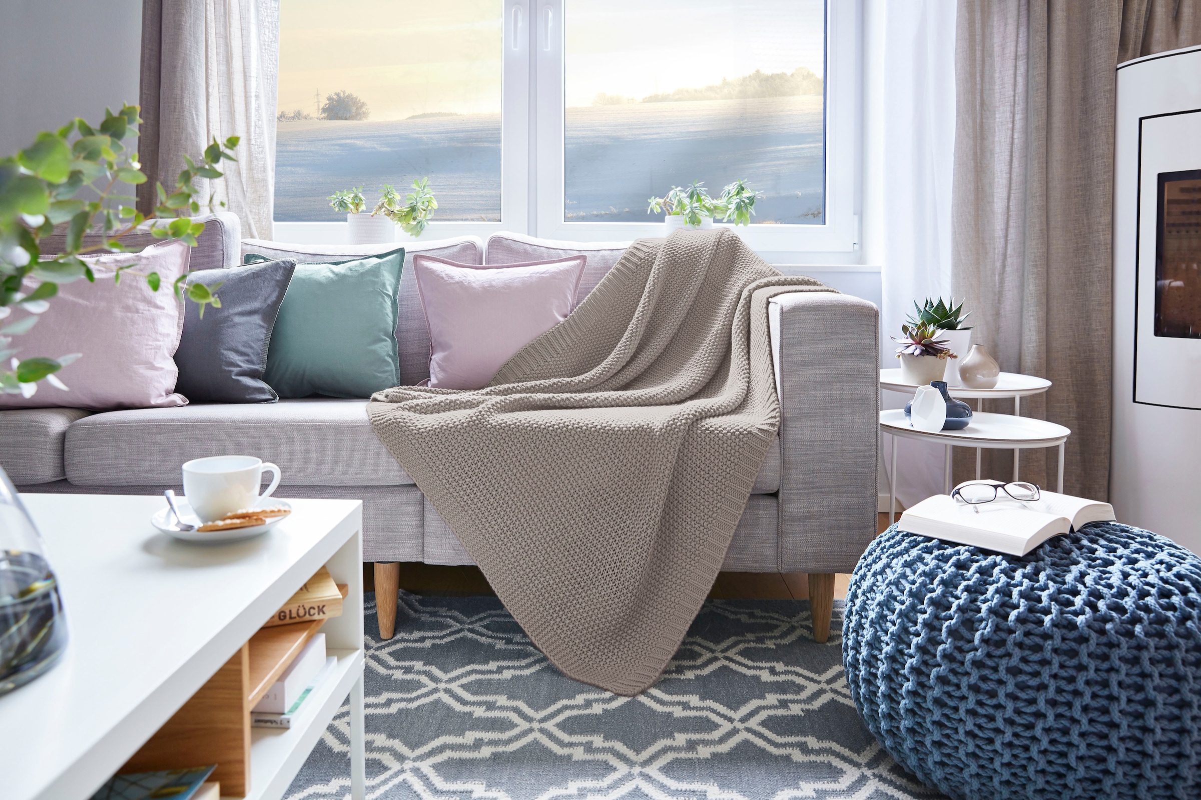 Primera Kissenbezüge »Kissenbezüge  »Stone Washed«, Primera (2 Stück)« mit Stone-Washed Optik