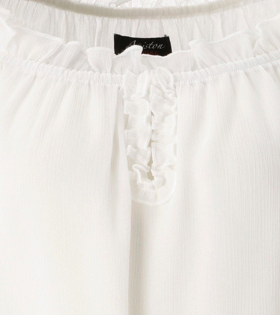 Aniston CASUAL Schlupfbluse aus strukturiertem Chiffon - NEUE KOLLEKTION