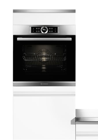 Einbaubackofen »HBG635B«, Serie 8, mit Teleskopauszug nachrüstbar, ecoClean Direct,...