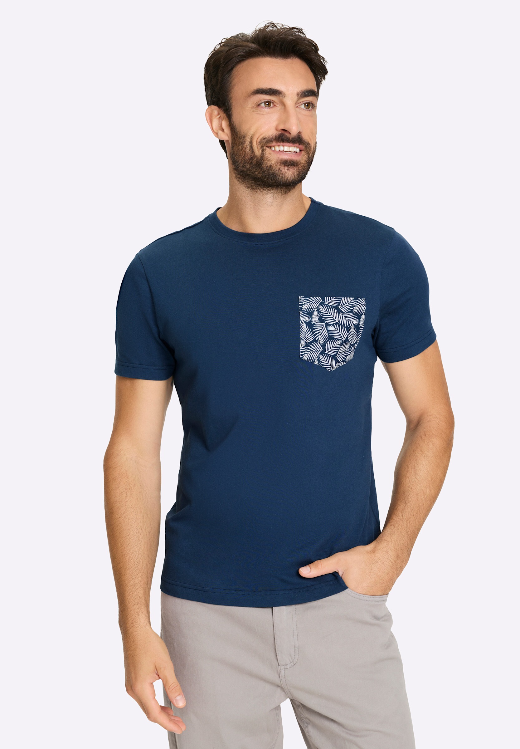 Witt T-Shirt »T-Shirt Kurzarmshirt mit bedruckter Brusttasche«
