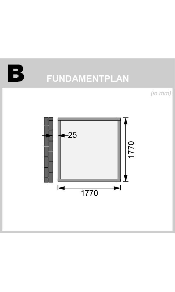 Karibu Gartenhaus »Wurmberg 2« terragrau, anthrazit oder naturbelassen