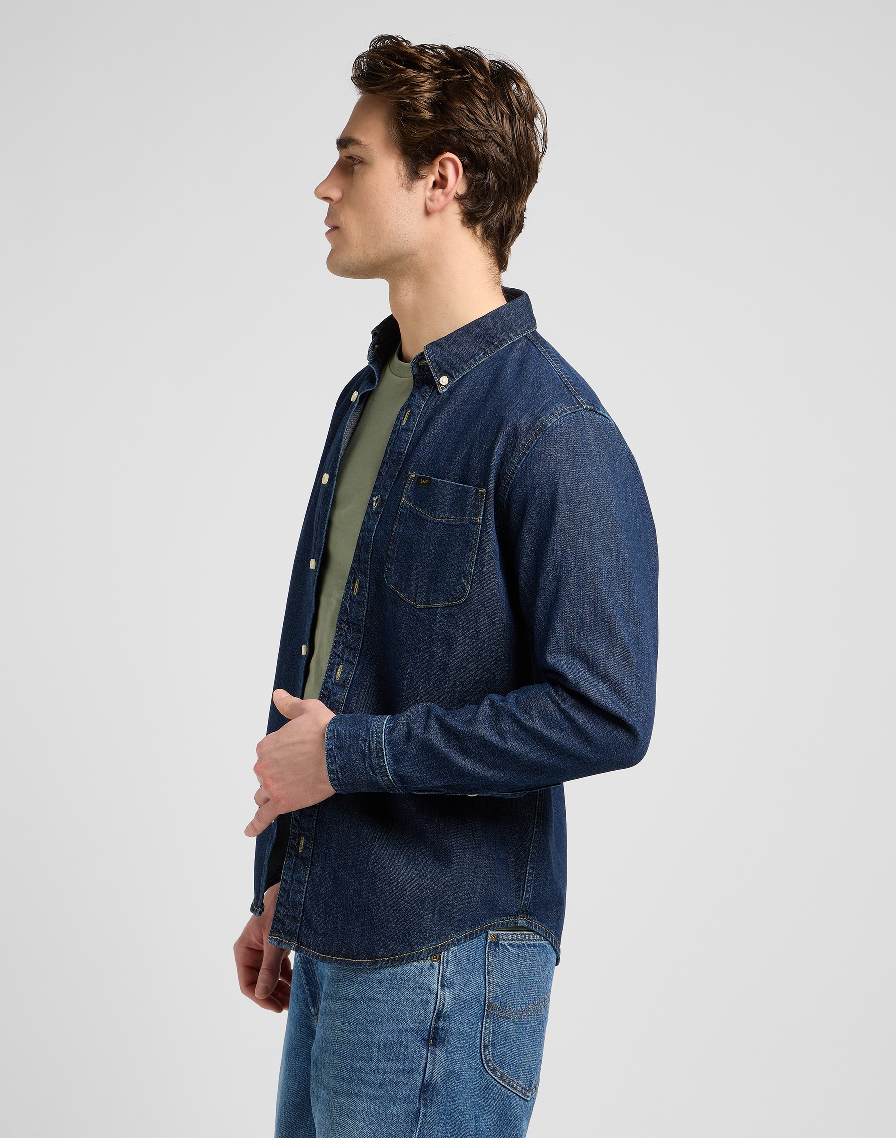 Lee® Jeanshemd »LEE BUTTON DOWN«