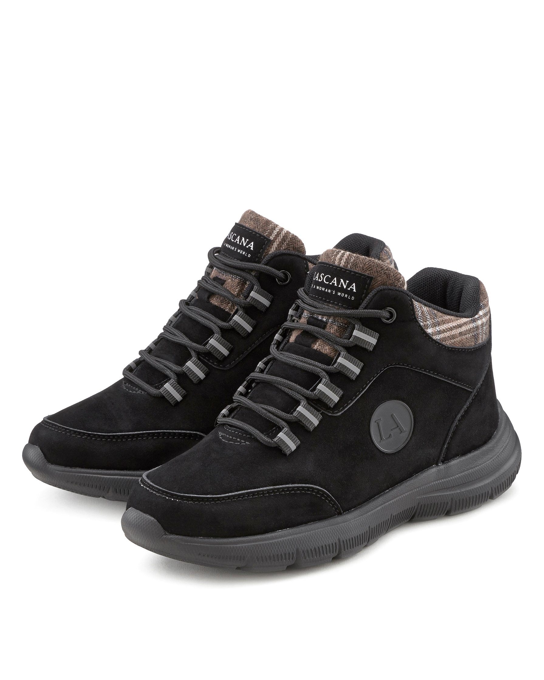 LASCANA Sneaker, mit leichter Sohle, Outdoorschuhe,Freizeitschuhe,Trekking Boots, VEGAN
