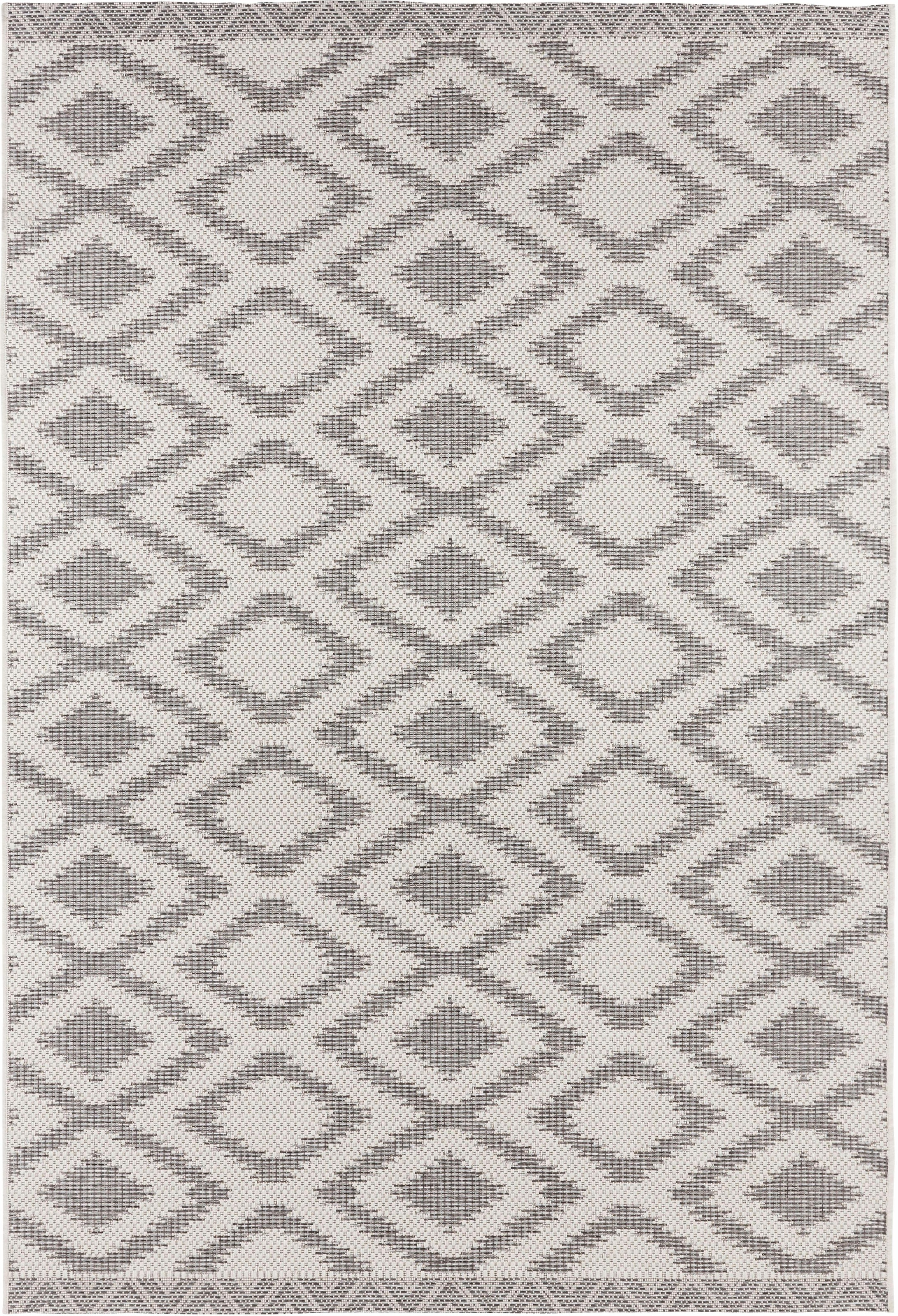 NORTHRUGS Teppich »Isle«, rechteckig, 4 mm Höhe, In-und Outdoor geeignet, Strapazierfähig und pflegeleicht, Flachgewebe