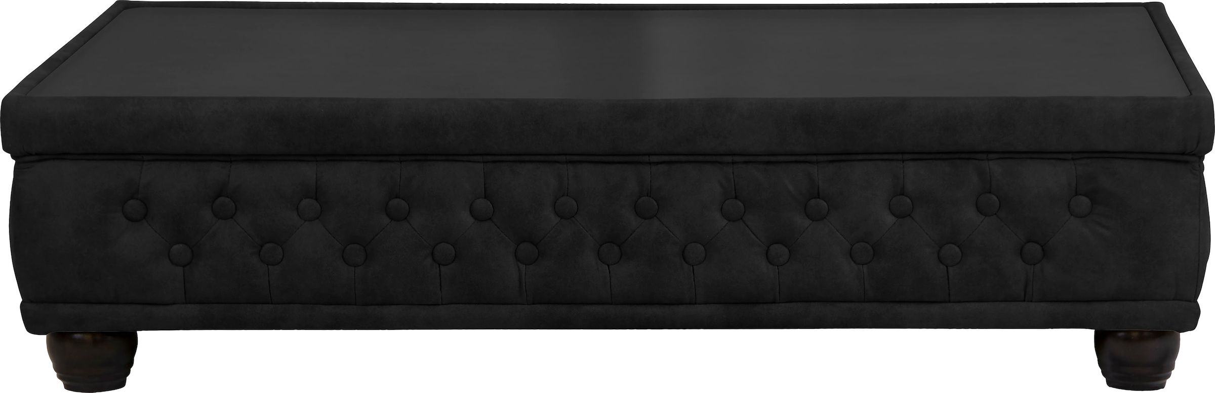 Home affaire Couchtisch »Rysum«, passend zur Polsterserie "Rysum", mit Glasplatte