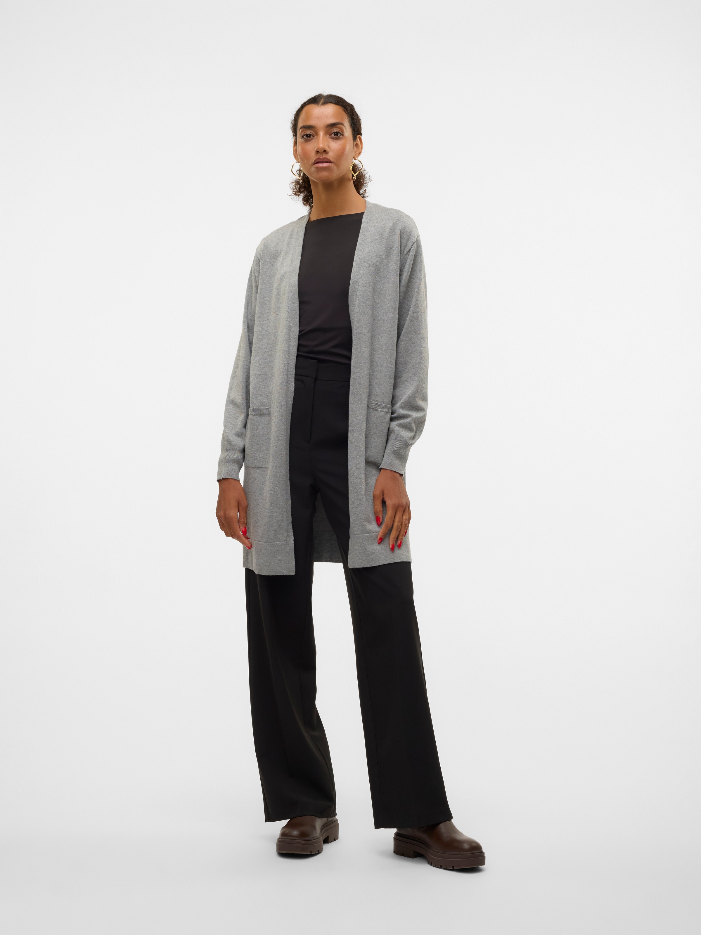 Vero Moda Longstrickjacke »VMSILJE LS OPEN CARDIGAN GA NOOS«