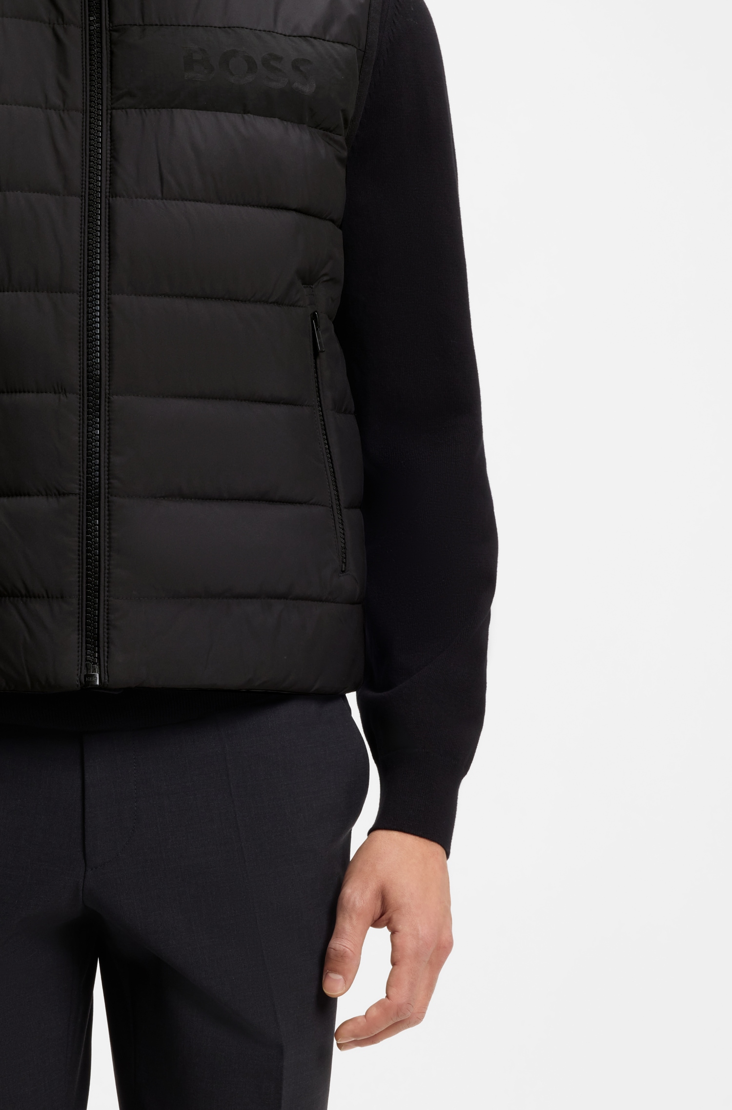 BOSS Steppweste »Cenito Premium Menswear« für die Übergangszeit, regular fit