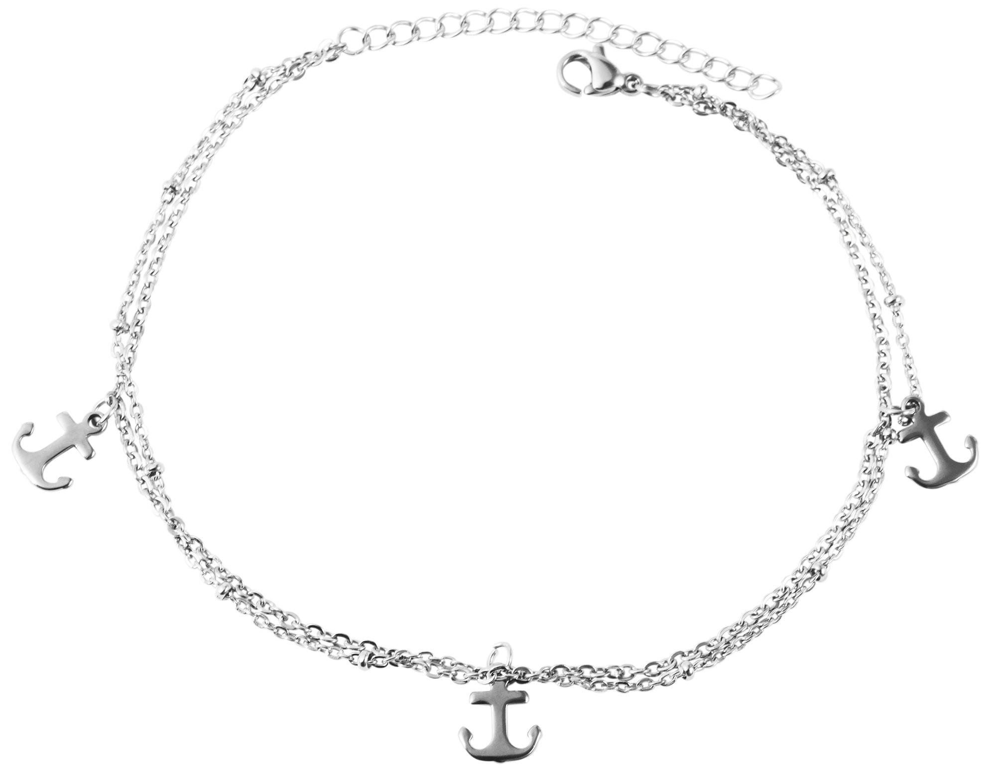 Adelia´s Armband »Damen Armband aus Edelstahl 24+5 cm«