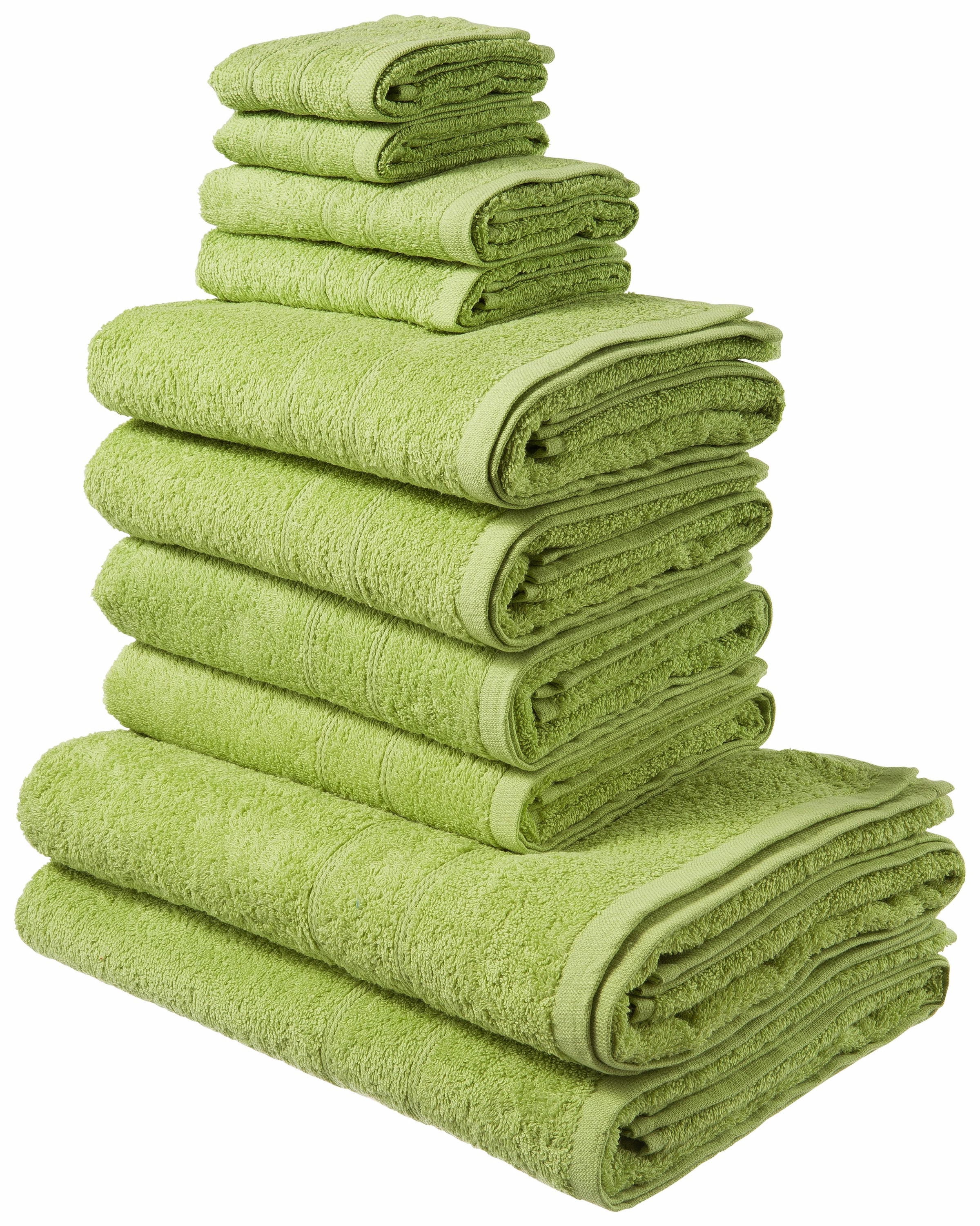 my home 10 Handtücher »Inga«, Handtuchset feiner tlg., mit Baumwolle aus 100% Walkfrottee, Handtuch Set Bordüre, OTTO kaufen bei Set