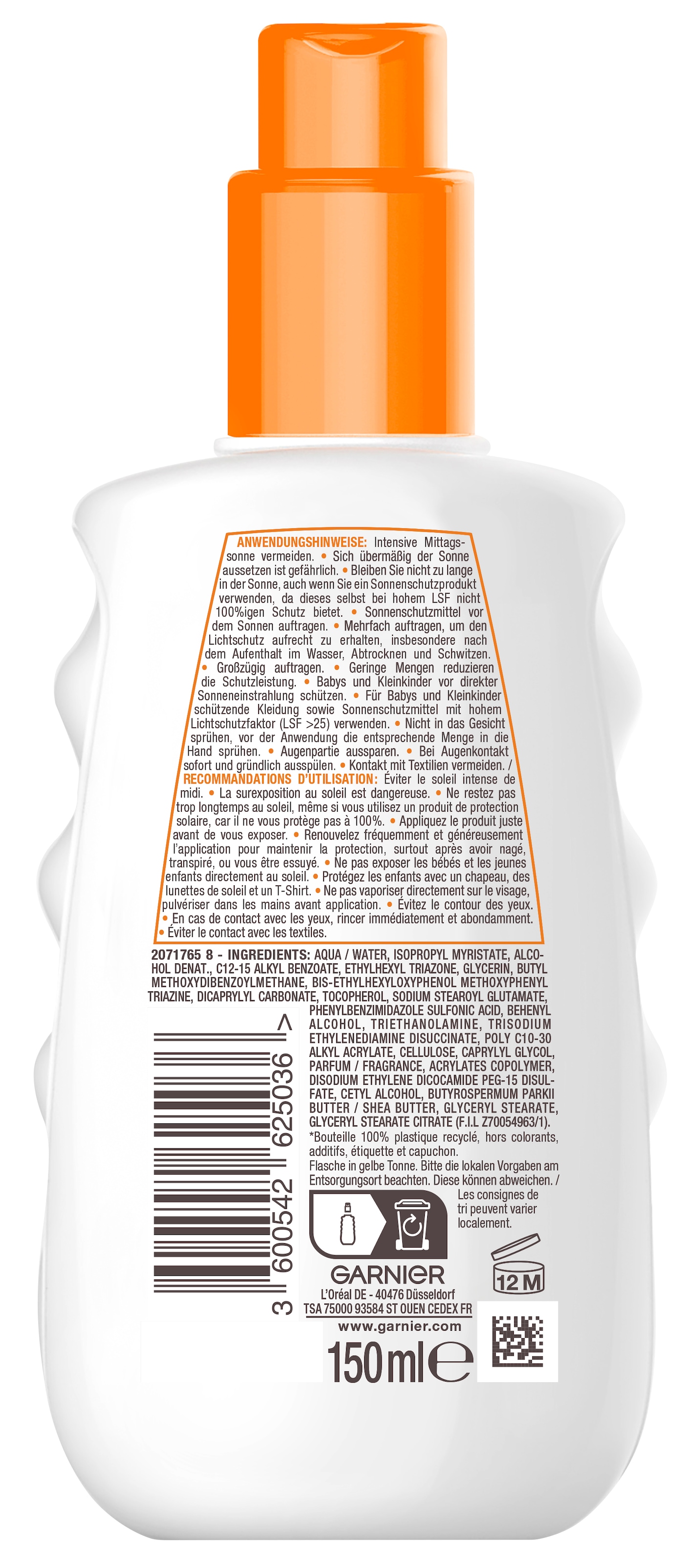 GARNIER After Sun-Spray »Garnier Hydra Protect+ 24h LSF 30«
