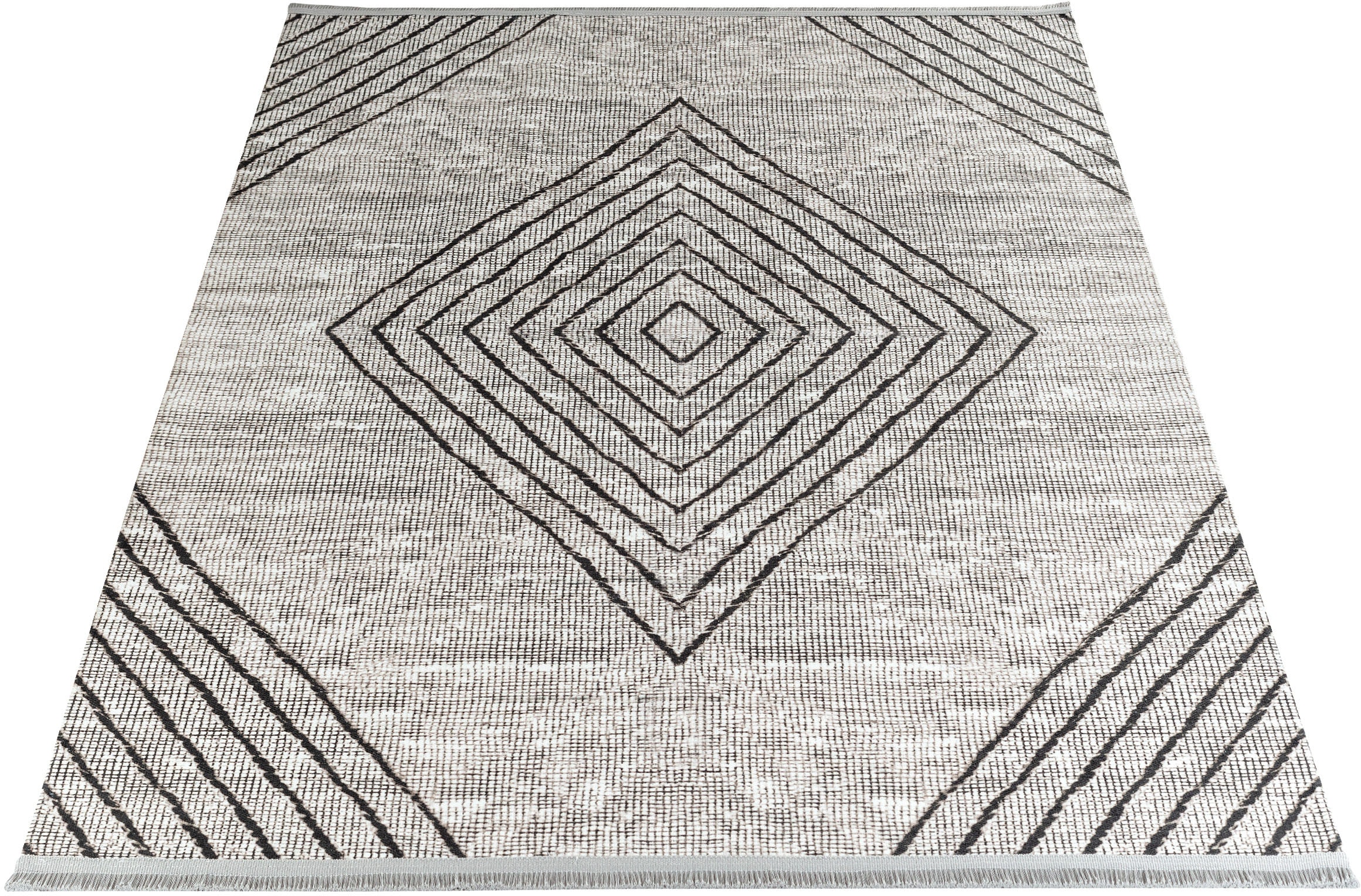 Sehrazat Teppich rechteckig, bei Scandi Style Flachwebteppich, OTTO Wohnzimmer, 1010«, »EFE