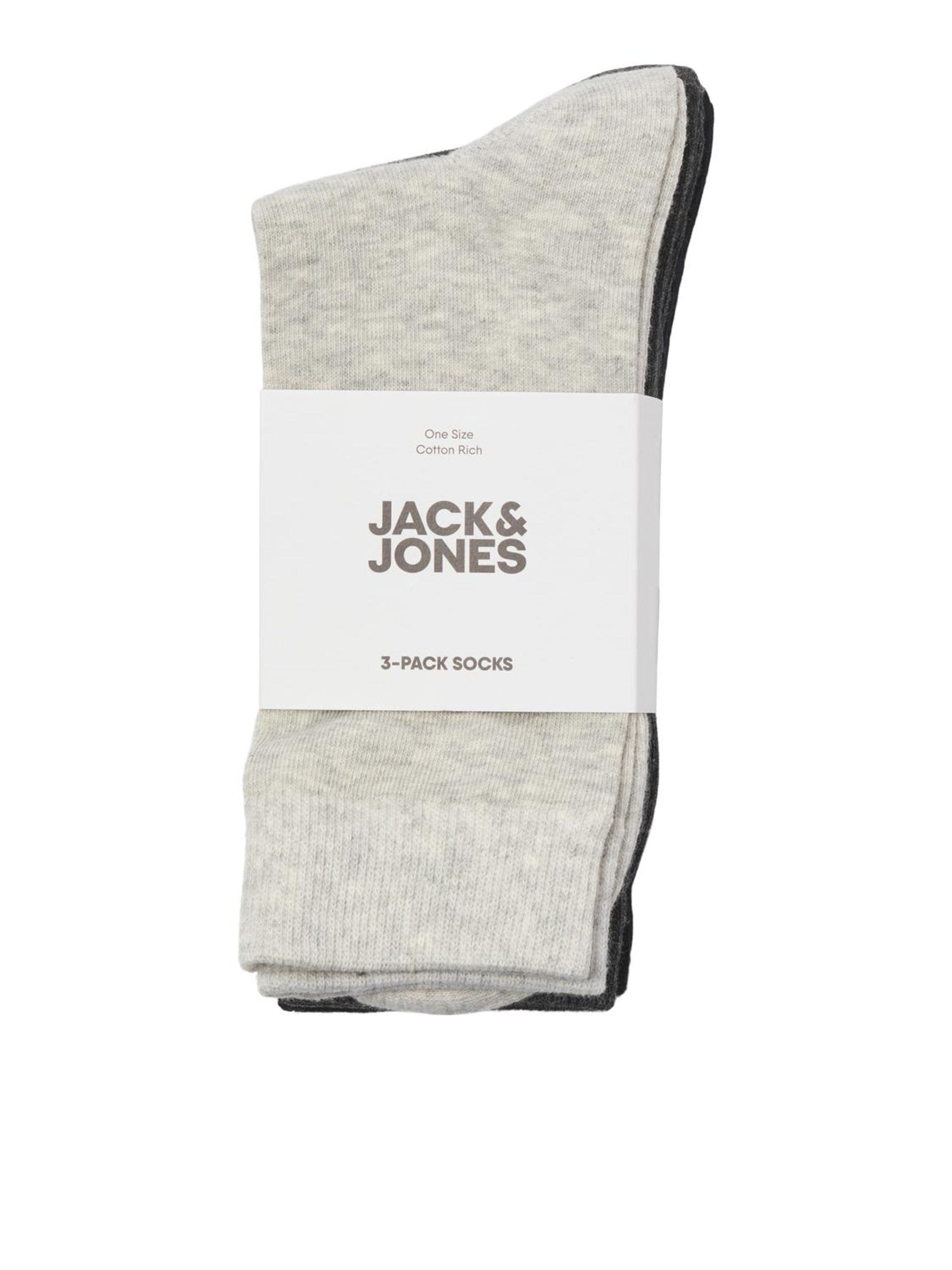 Jack & Jones Freizeitsocken »JACRAFAEL SOCKS 3 PACK NOOS«, (Packung, 3 Paar)