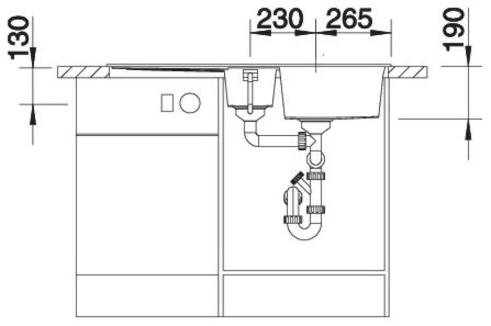 Blanco Granitspüle »METRA 6 S« 1 Stk. tlg. erhältlich in mehreren Farben, inkl. Multifunktionsschale Edelstahl