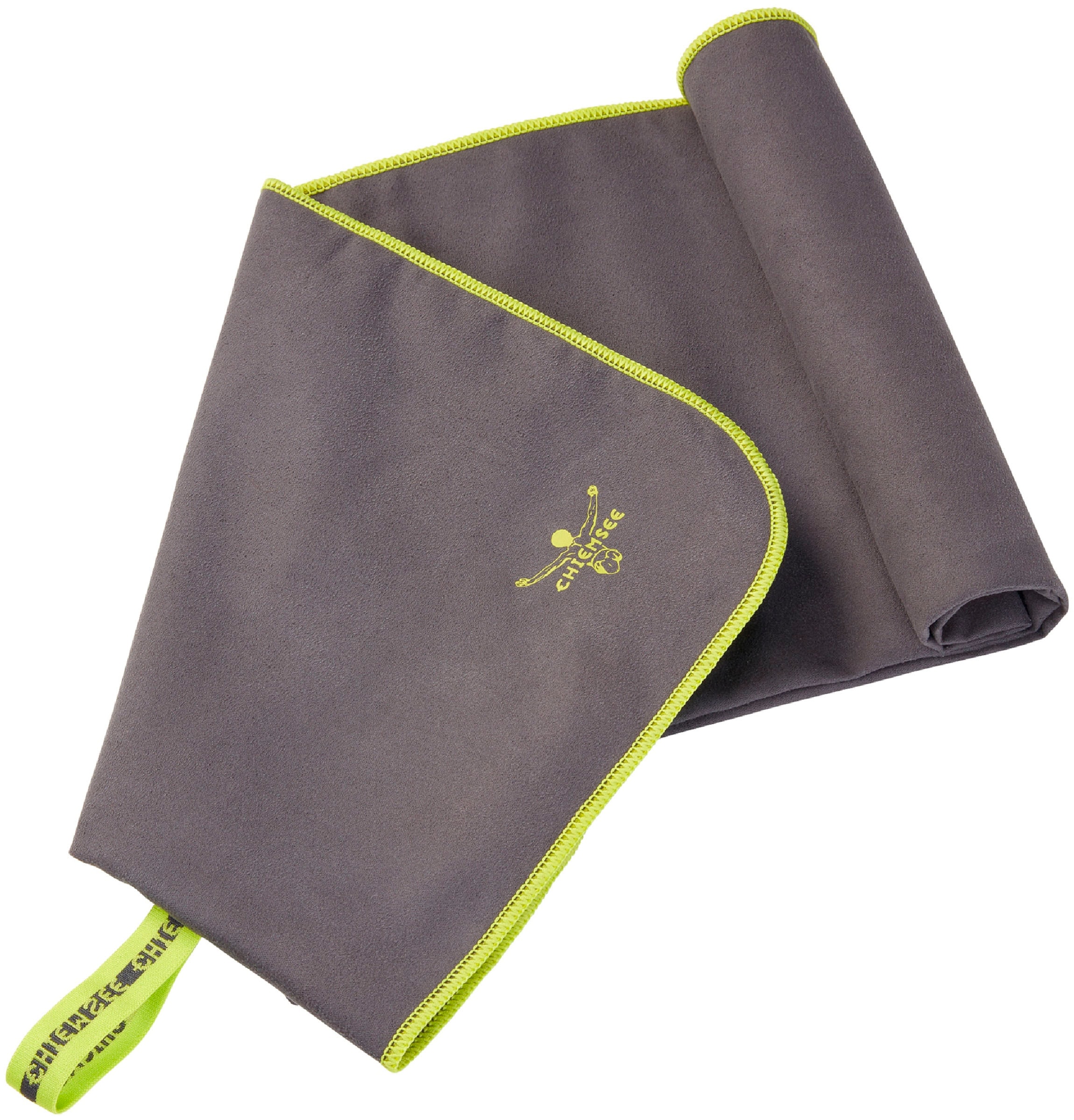 Chiemsee Sporthandtuch »Orlando«, (1 St., Handtuch 80 x 130 cm), mit Kontrastsaum und Logo-Print
