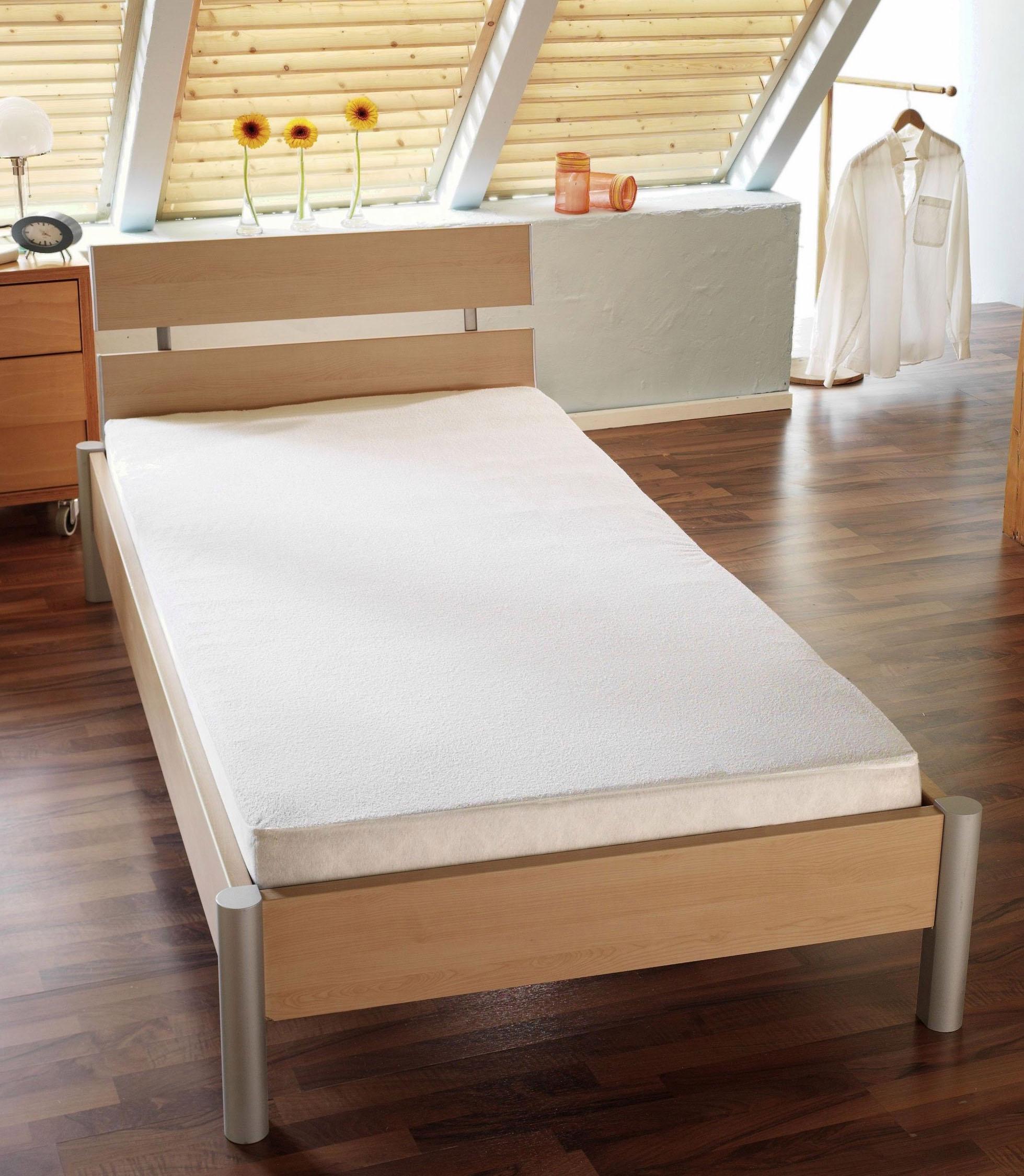 Kinzler Matratzenschoner »Julia« wasserdicht in weiß, Größe B/H/L: 140 cm x 200 cm