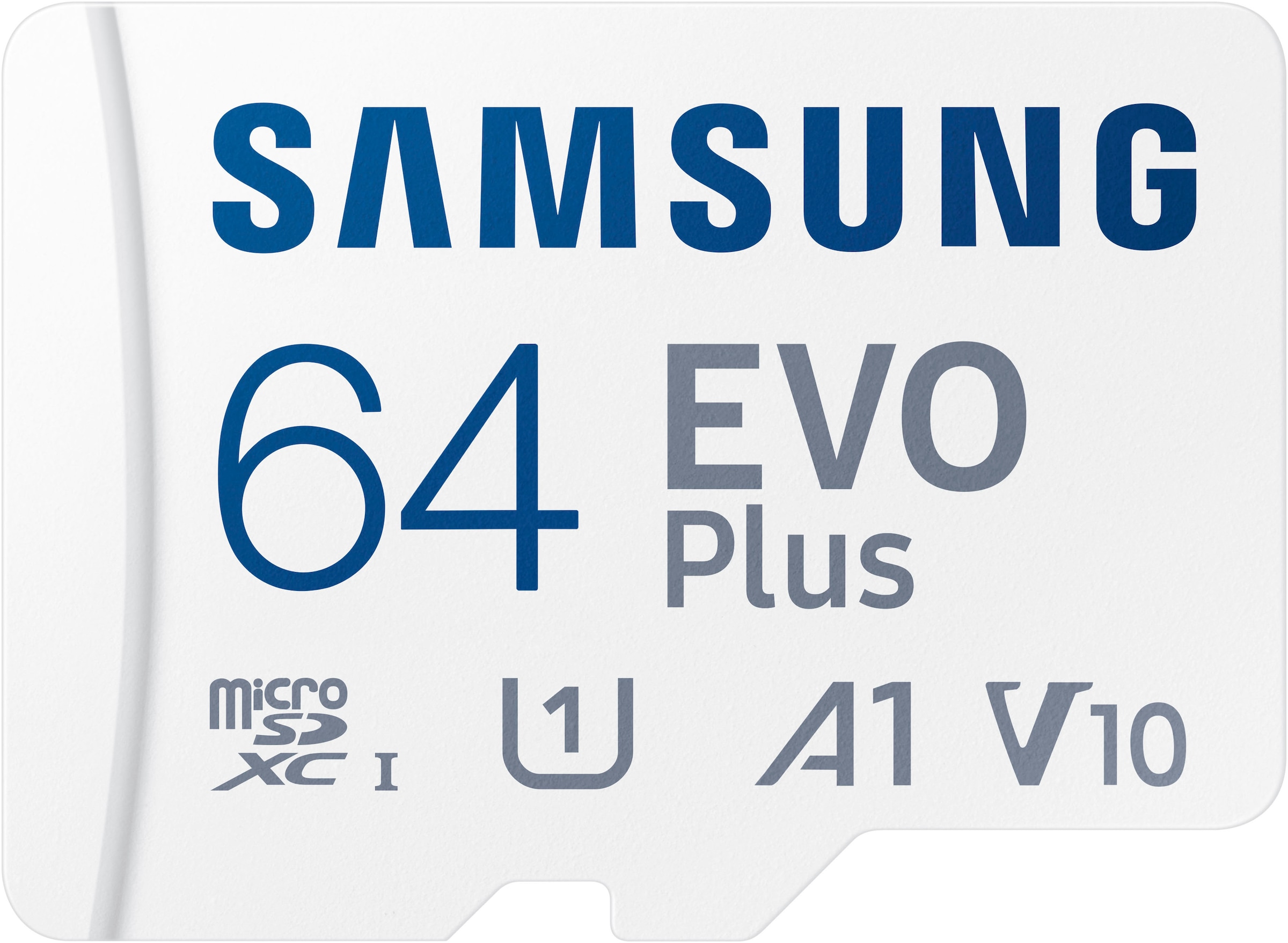 Samsung Speicherkarte »EVO Plus (2024) 64GB inkl. SD-Adapter«, (UHS-I Class 10 160 MB/s Lesegeschwindigkeit)