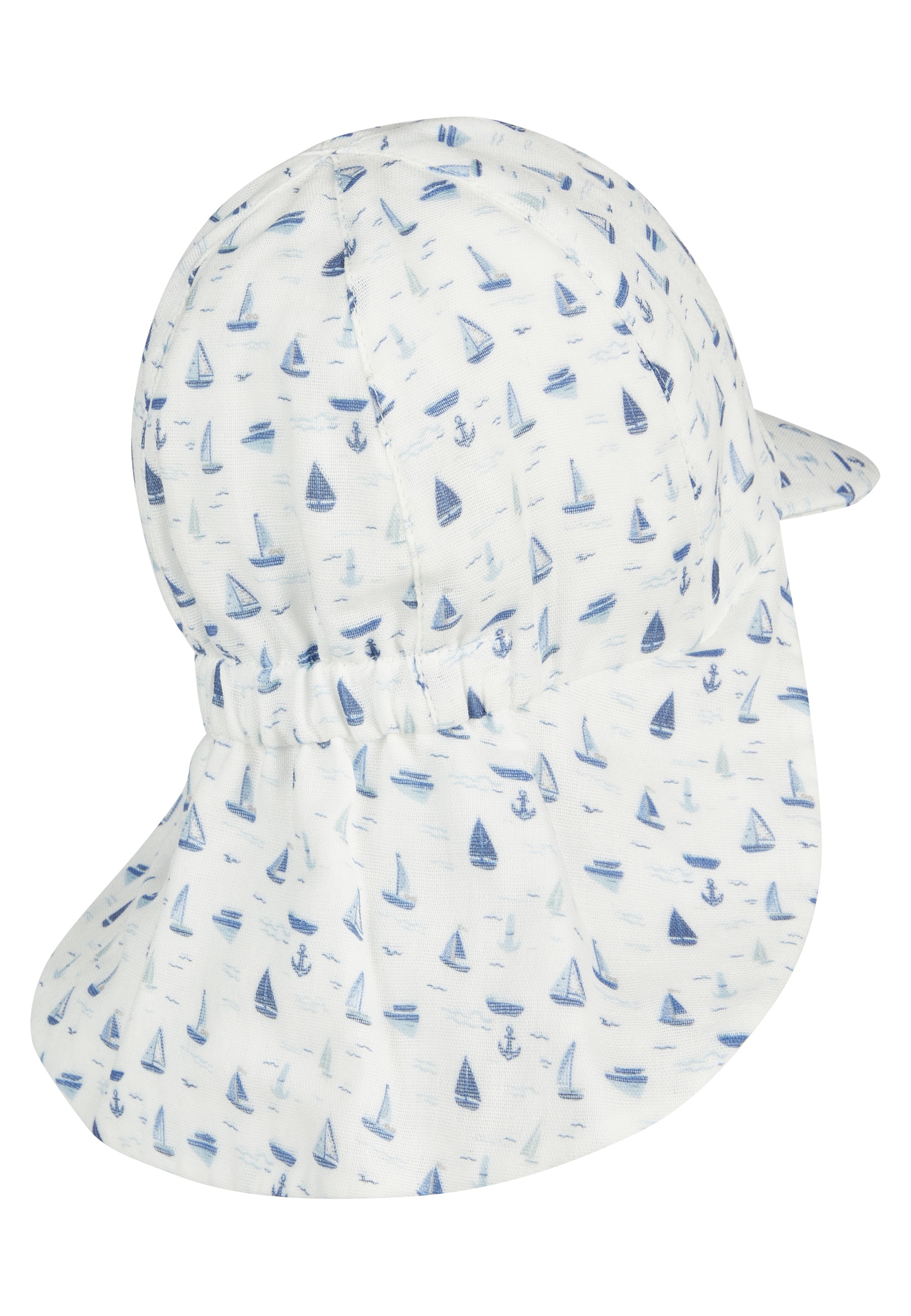 Sterntaler® Sonnenhut »Schirmmütze mit Nackenschutz Boote«