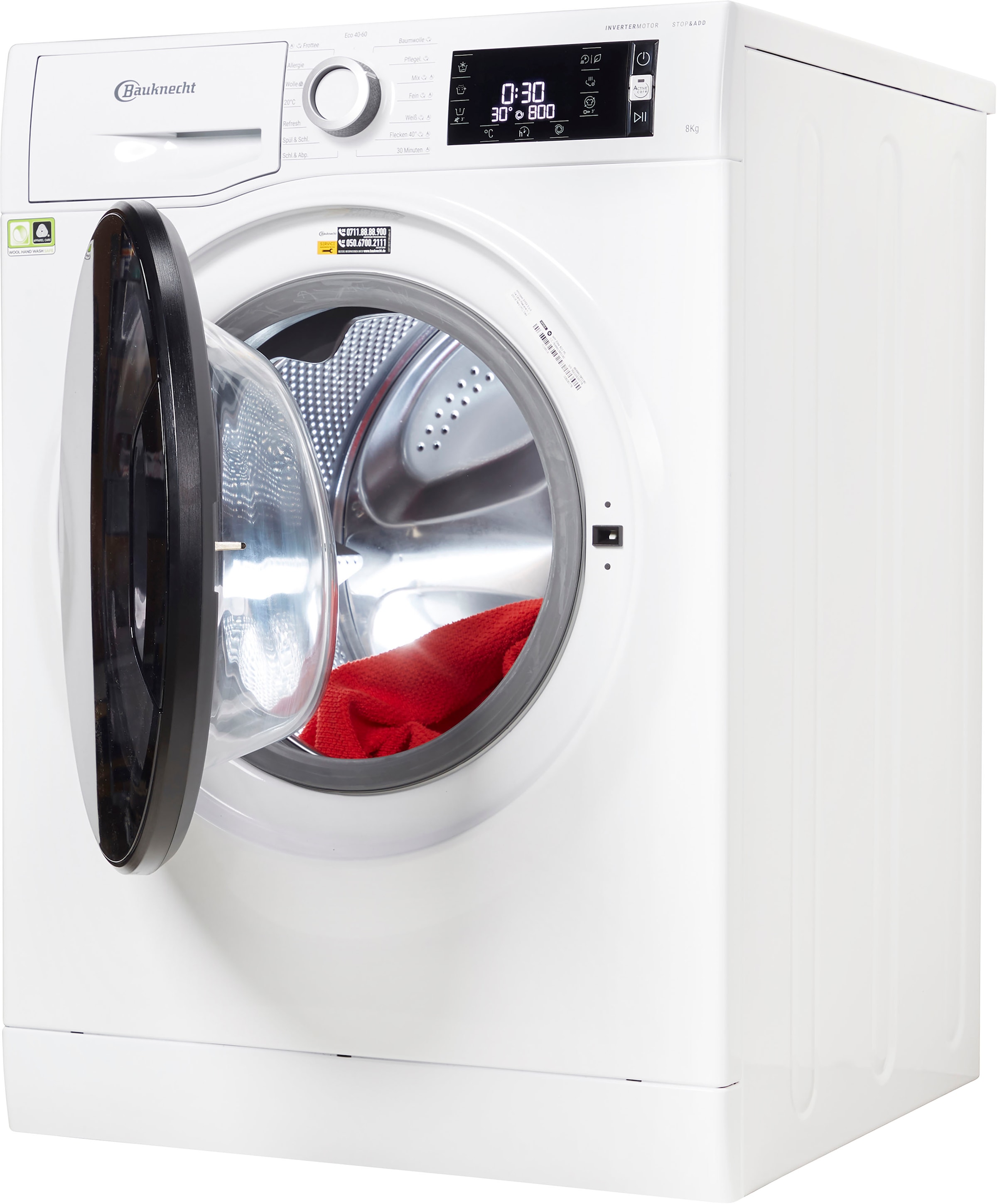 BAUKNECHT Waschmaschine »WM ELITE U/min kg, OTTO PS, PS«, WM ELITE 823 bei 1400 823 jetzt 8