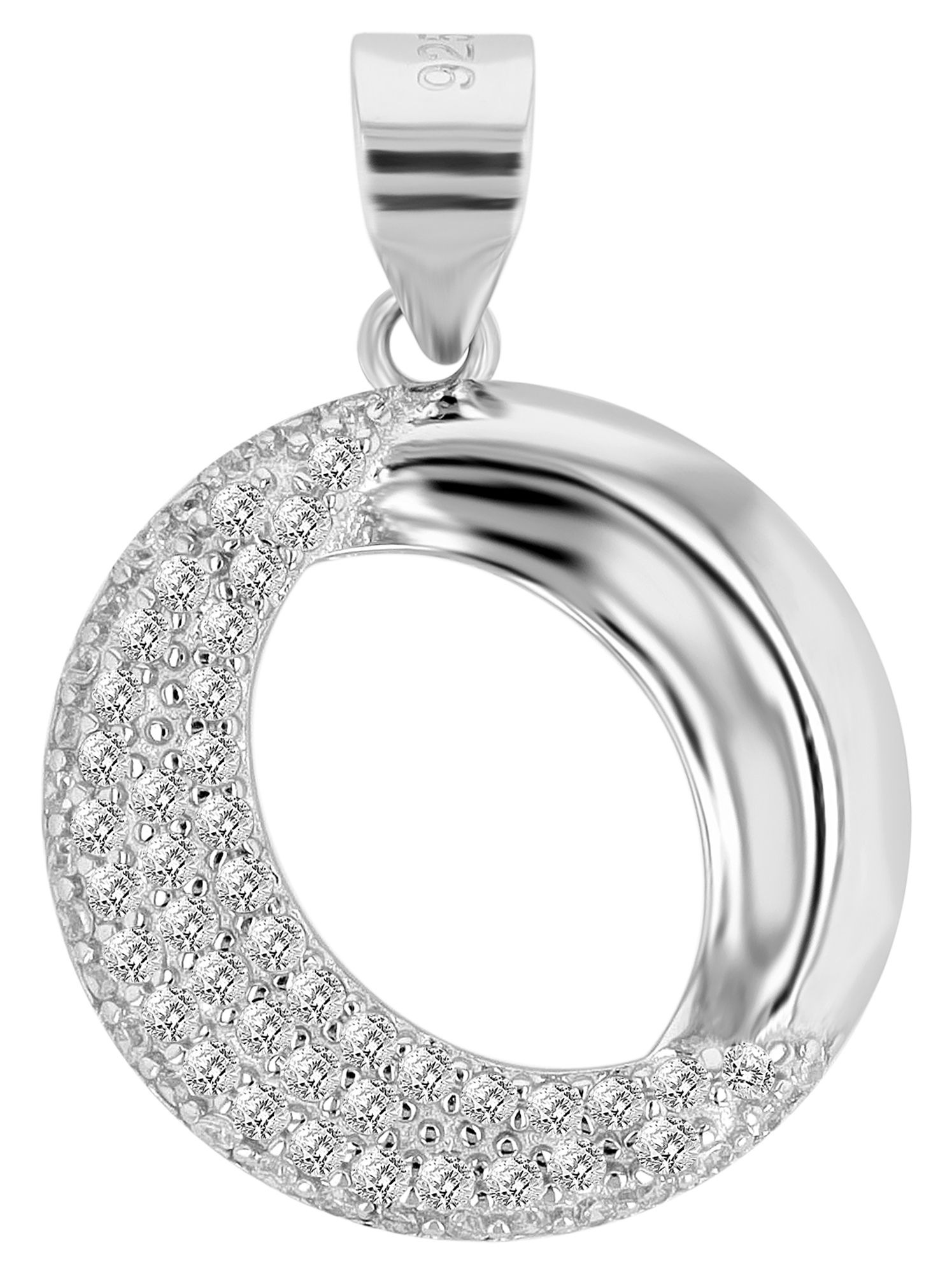 Adelia´s Kettenanhänger »Damen Anhänger aus 925 Silber mit Zirkonia«