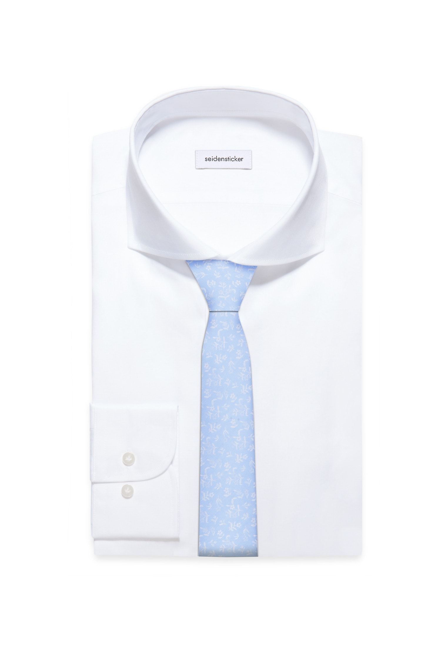 seidensticker Krawatte »Schwarze Rose« Breit (7cm) Kleinmuster