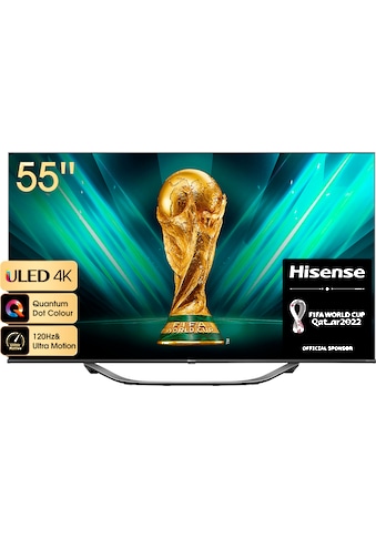 Hisense LED-Fernseher »55U7HQ«, 139 cm/55 Zoll, 4K Ultra HD, Smart TV, Quantum... kaufen