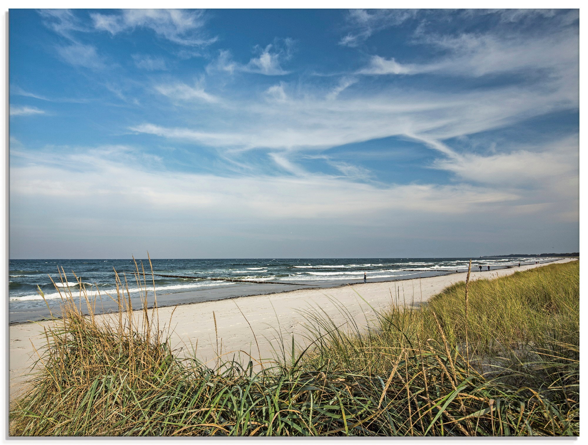 Artland Glasbild »Urlaubsfeeling Strand«, Strand, (1 St.), in verschiedenen Größen