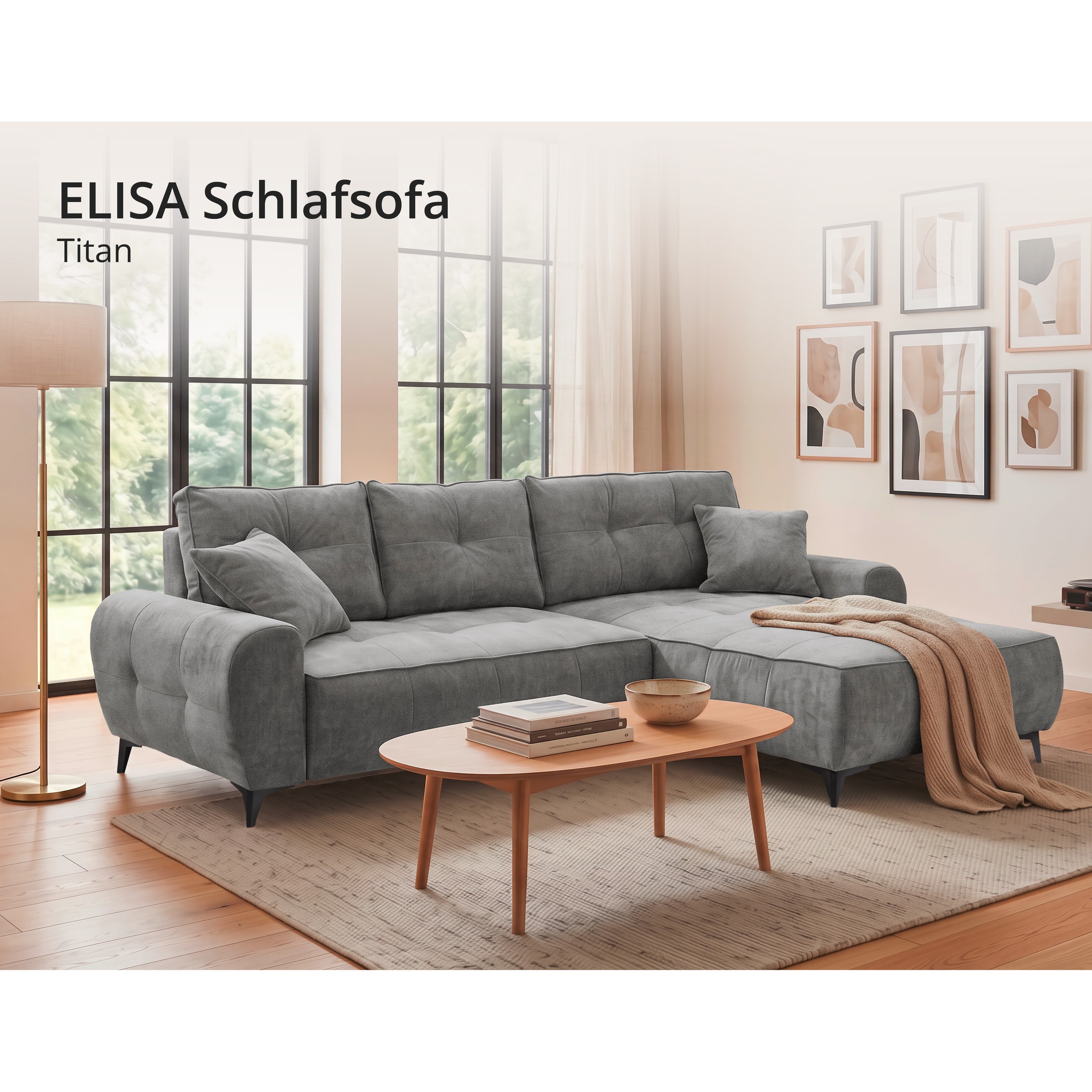 ED EXCITING DESIGN Ecksofa »Elisa«