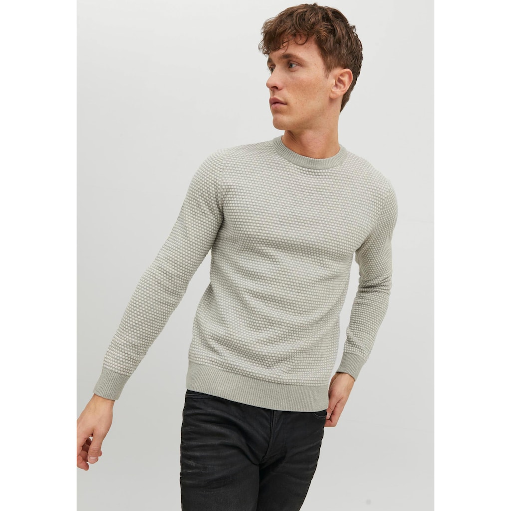 Jack & Jones Rundhalspullover »ATLAS KNIT CREW NECK«