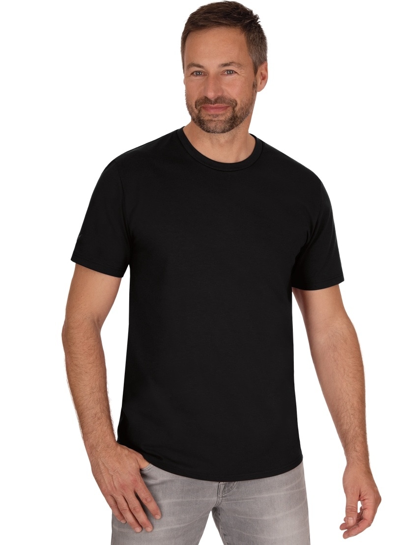 T-Shirt »TRIGEMA T-Shirt aus 100% Biobaumwolle«, (1 tlg.)