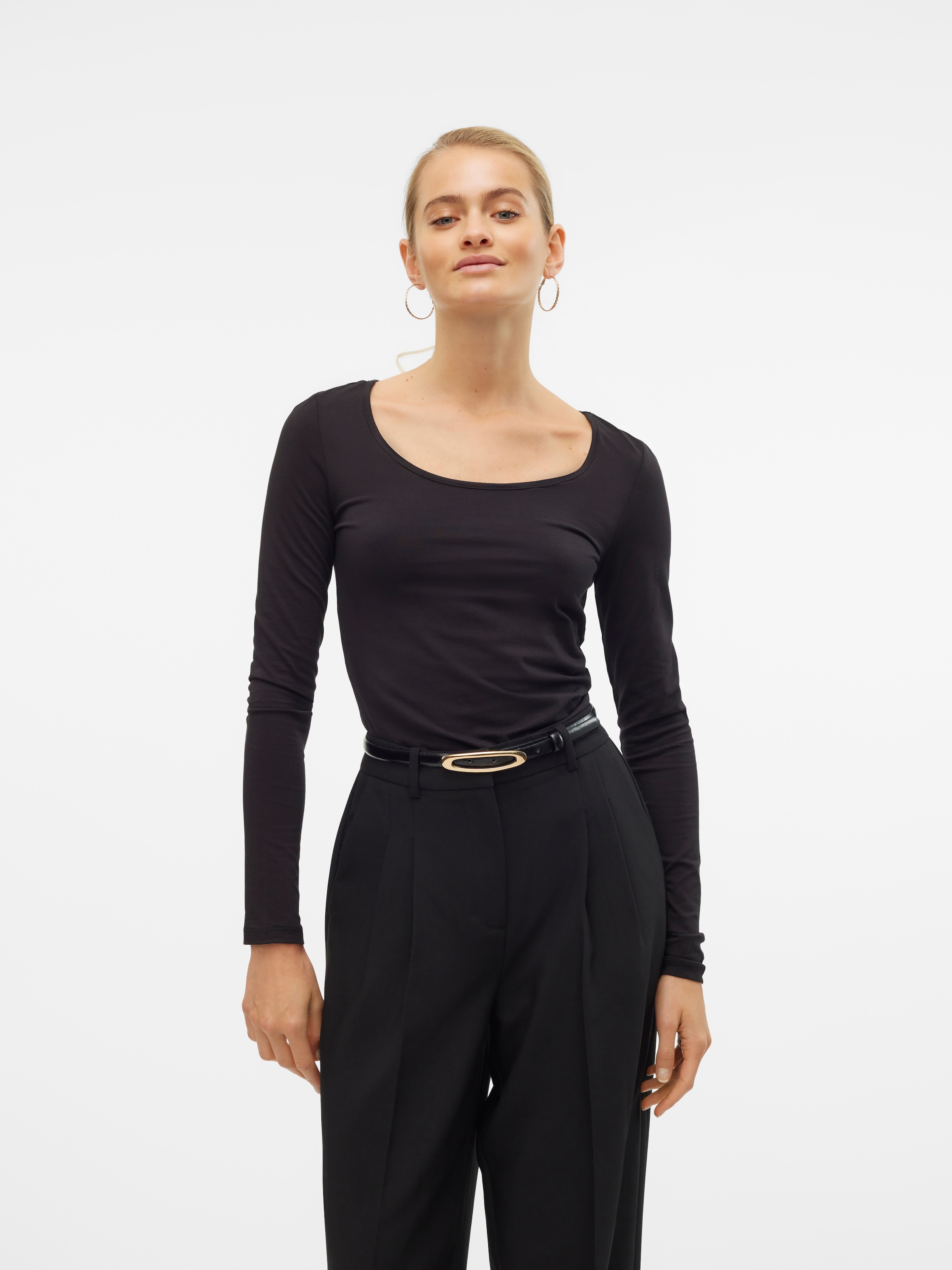 Vero Moda Langarmshirt »VMMAXI« aus Bio-Baumwolle