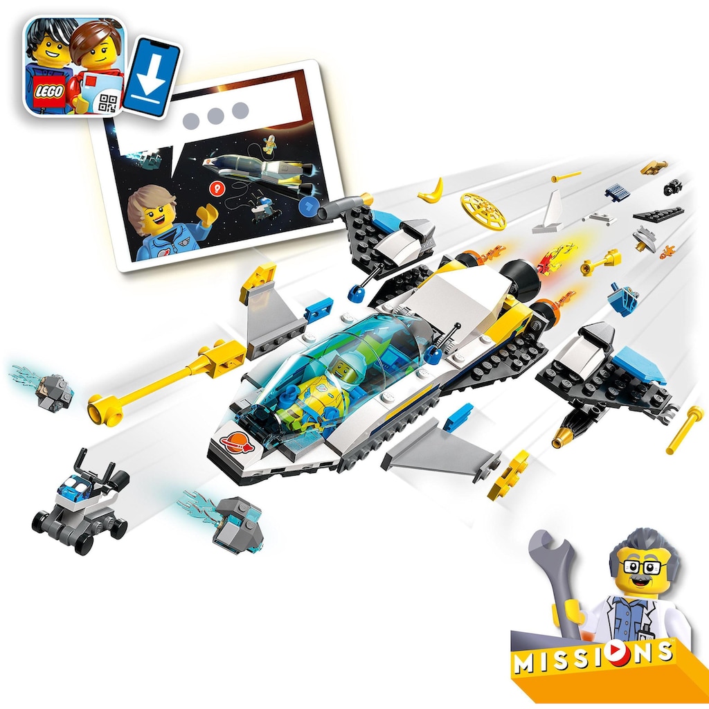 LEGO® Konstruktionsspielsteine »Erkundungsmissionen im Weltraum (60354), LEGO® City«, (298 St.)
