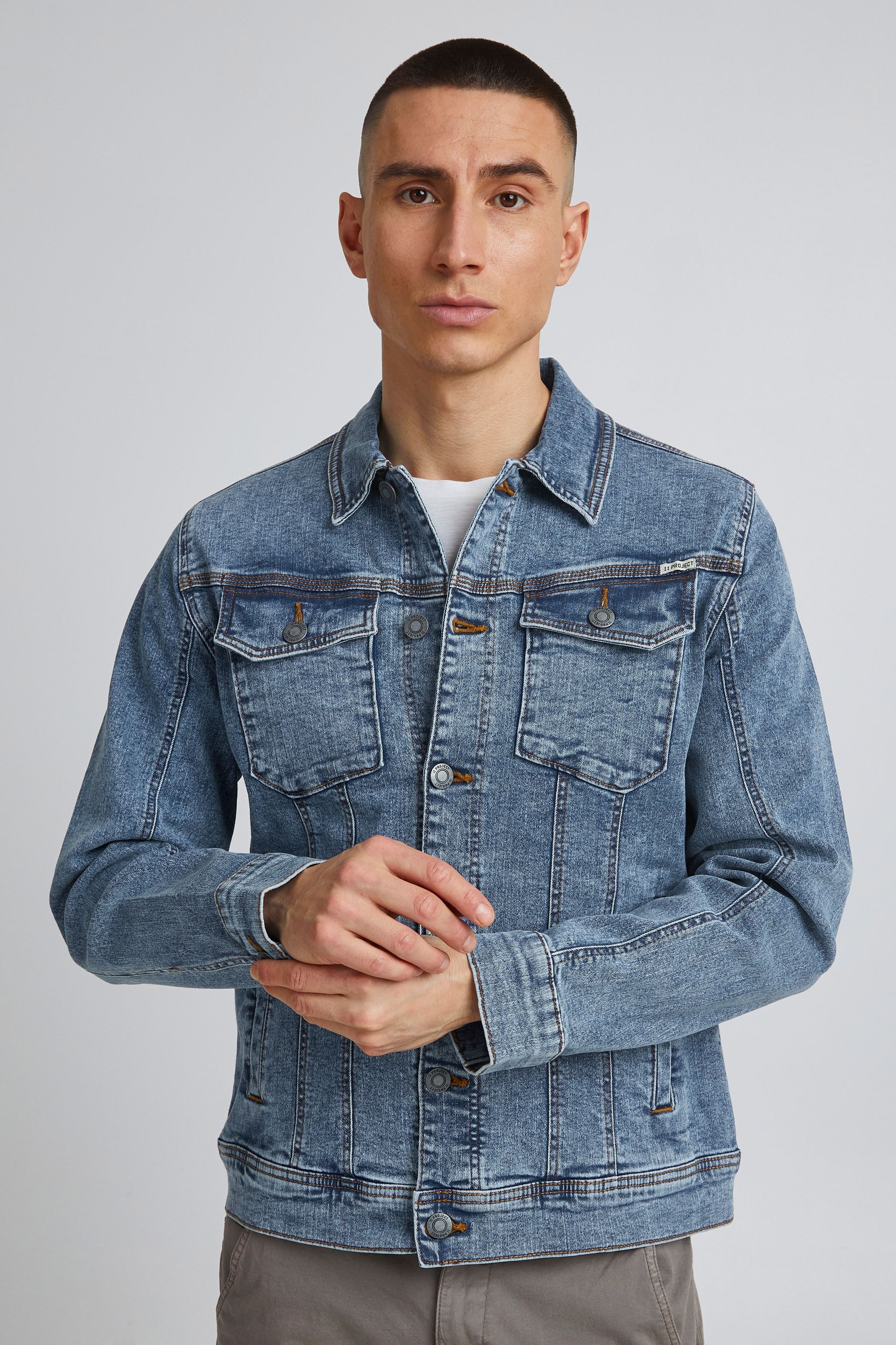 11 Project Jeansjacke »Jeansjacke PRDennik«, ohne Kapuze