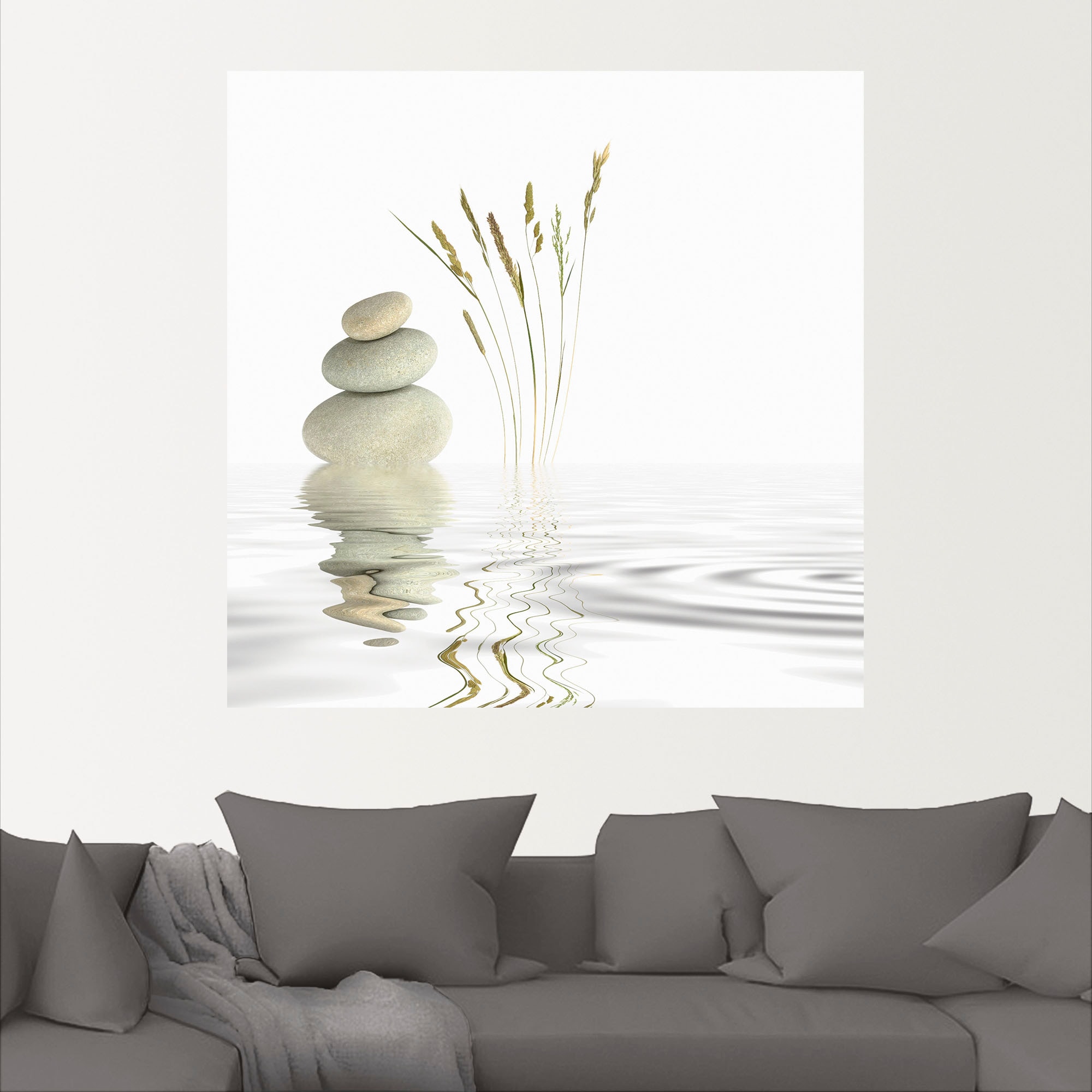 Artland Wandbild »Zen Friede«, Zen, (1 St.), als Alubild, Outdoorbild, Leinwandbild, Poster, Wandaufkleber