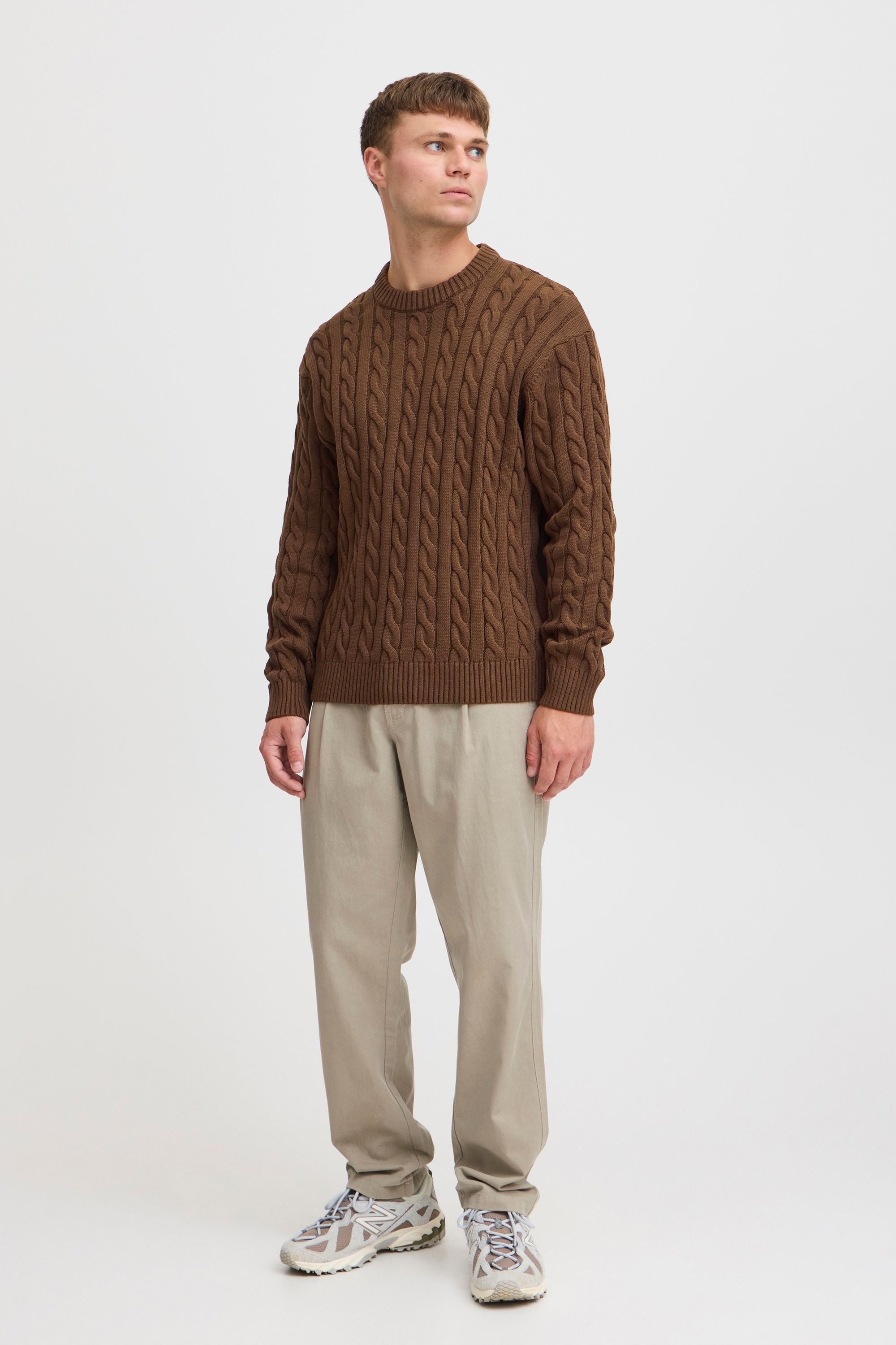 !Solid Strickfleece-Pullover »Strickpullover SDMALCOLM«
