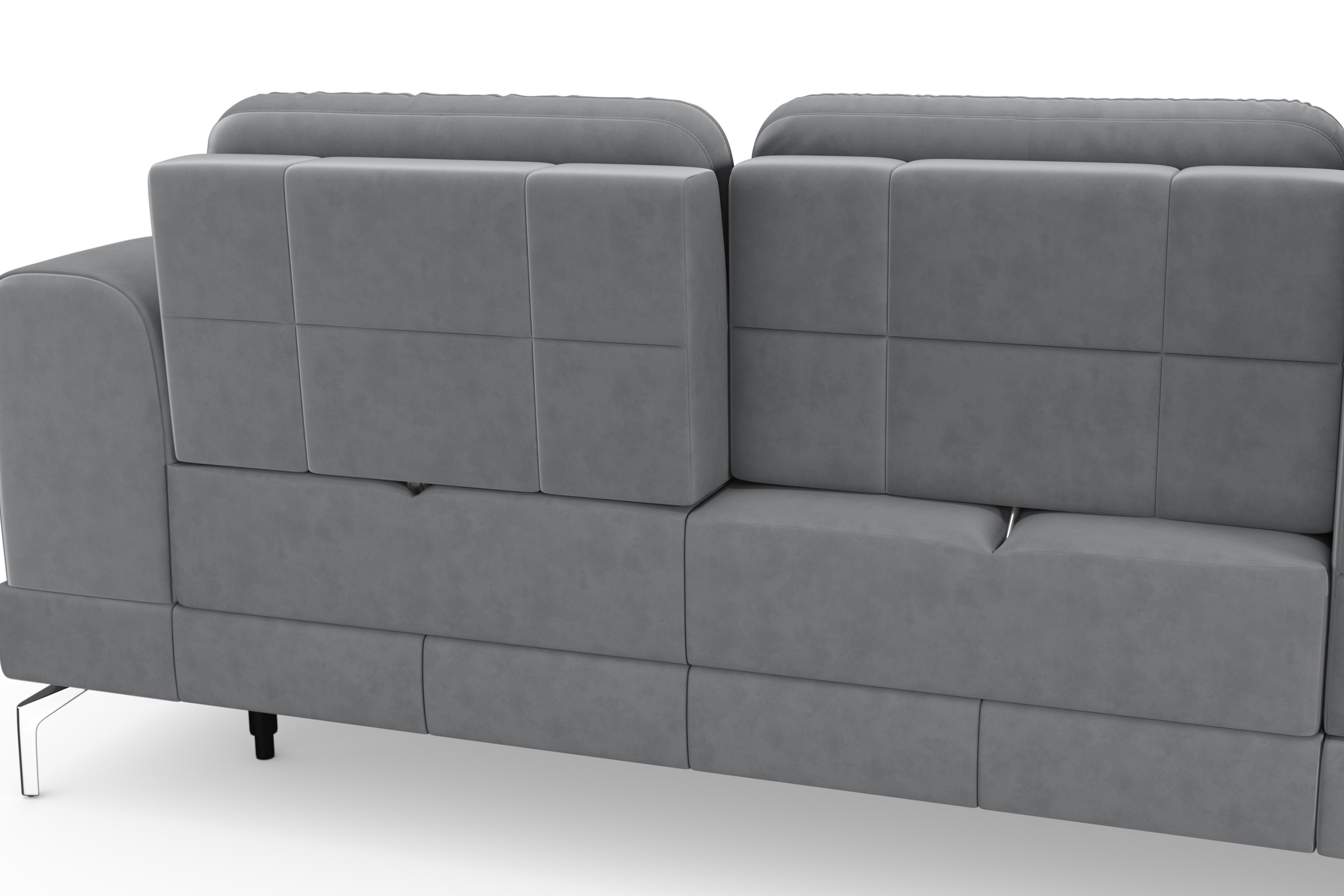 sit&more Ecksofa »Bendigo L-Form«, inklusive Sitztiefenverstellung, Bodenfreiheit 15 cm, 2 Fußfarben