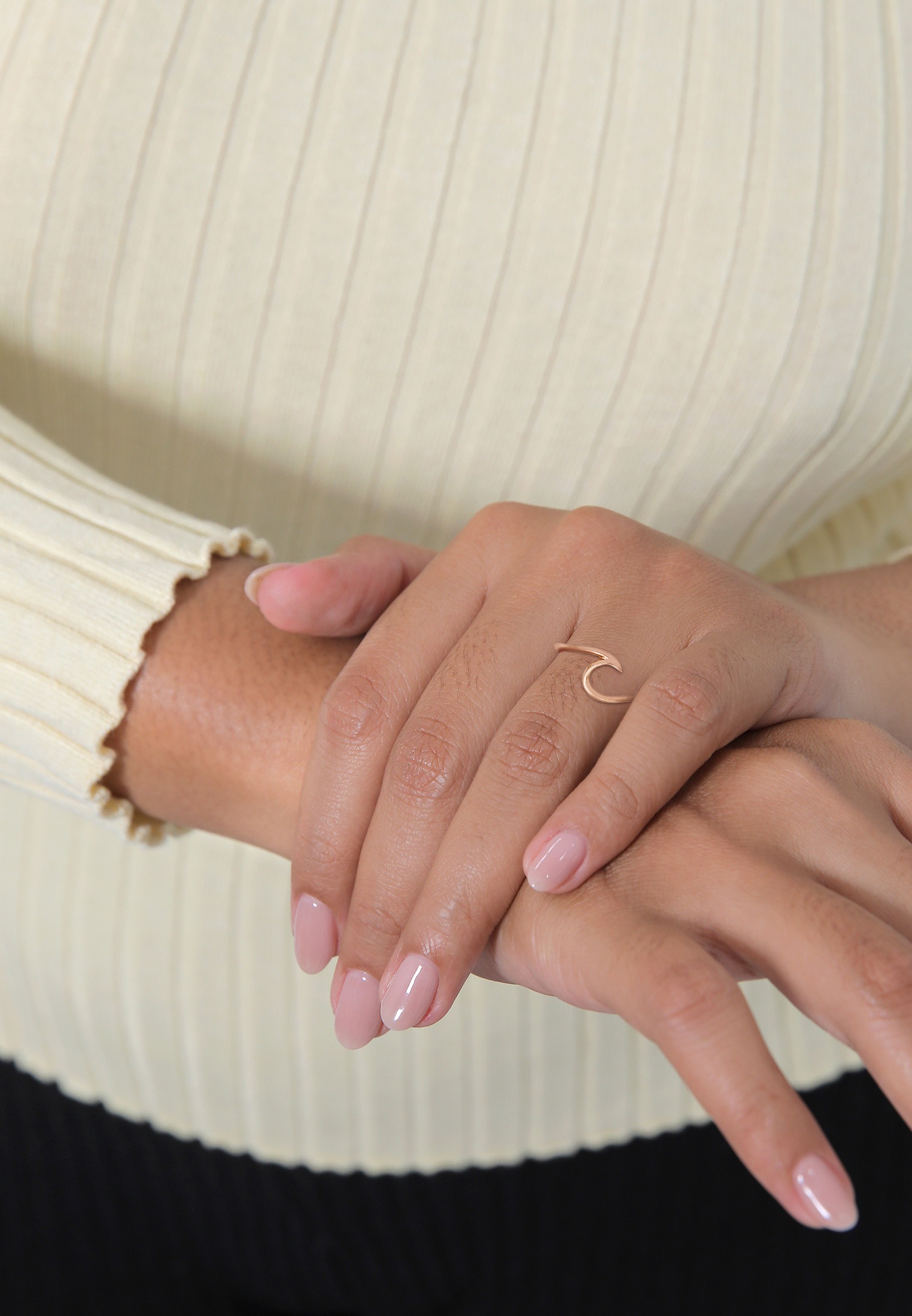 Elli Silberring »Ring Wellen Wave Maritim Meer 925 Silber«
