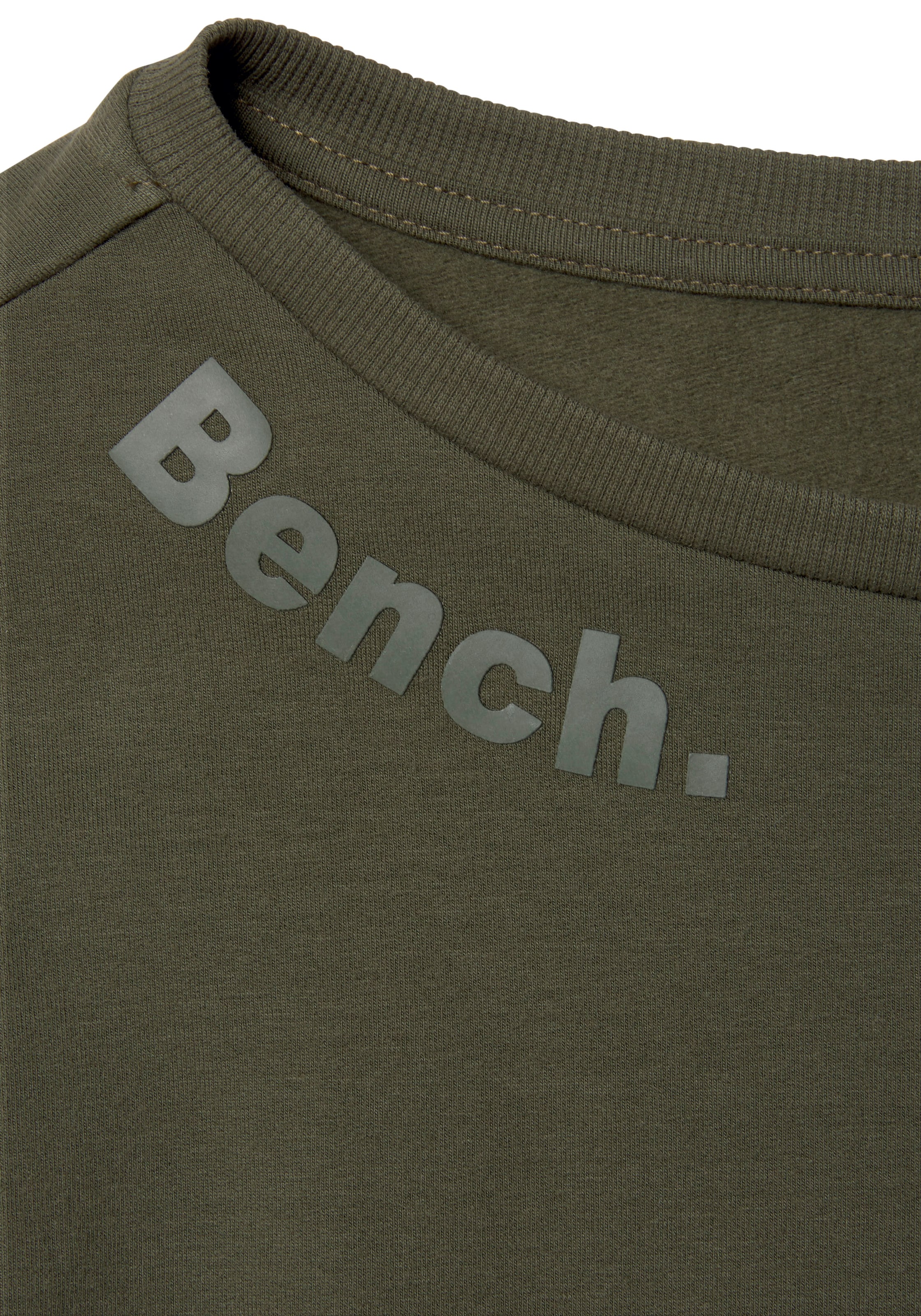 Sweatshirt, kaufen Ärmelbündchen, online Loungewear bei Bench. OTTO gerafften mit Loungeanzug