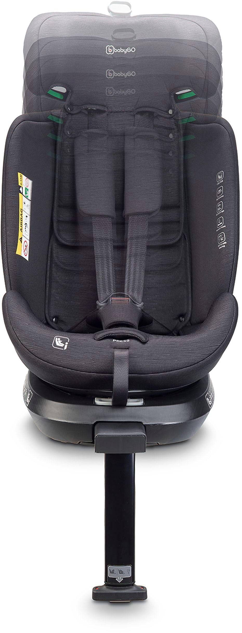 BabyGo Autokindersitz »Move 360 I Size« für Körpergröße von 40-150 cm