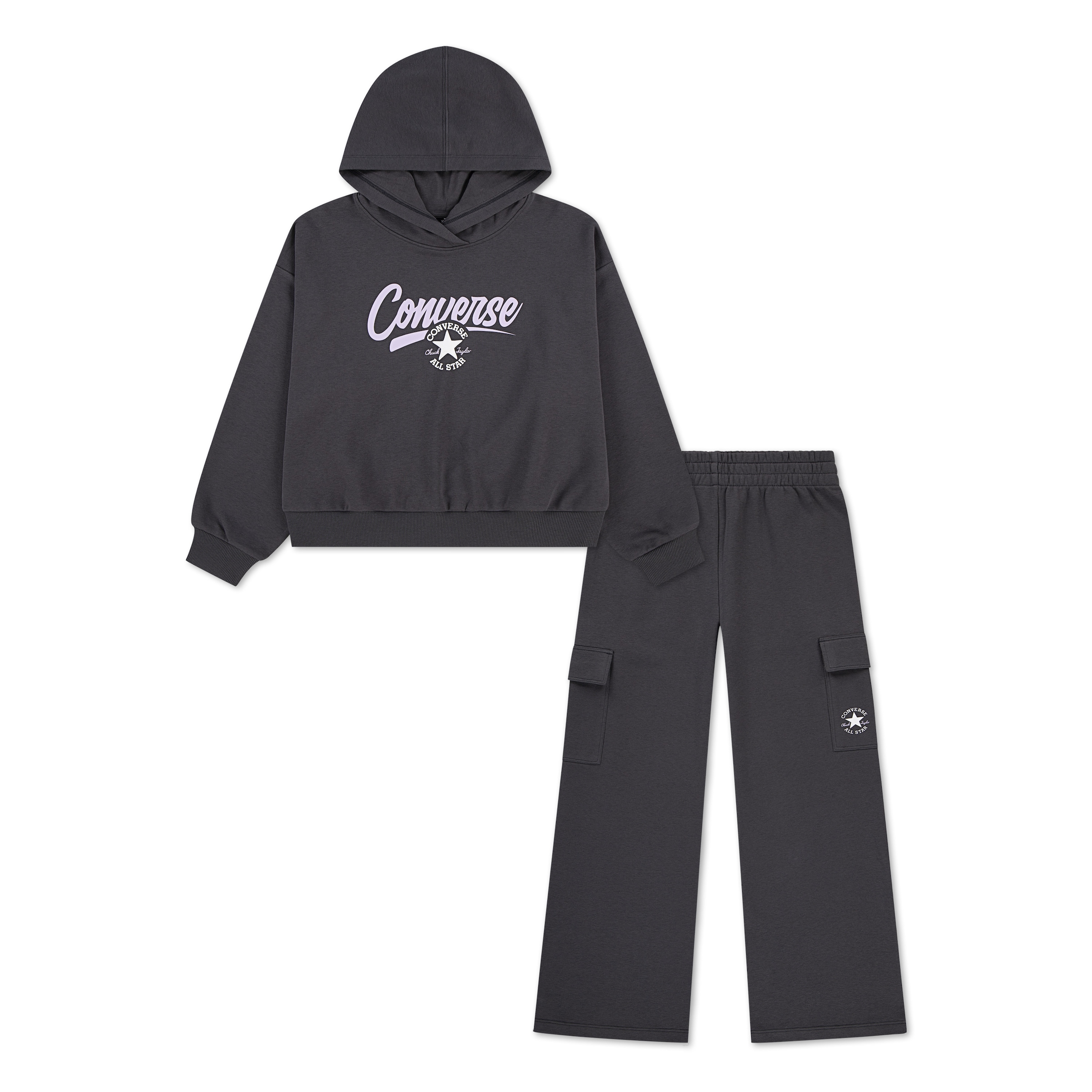 Converse Body & Hose »CNVG HOODIE AND CARGO PANT SET« 2 tlg. Set-Artikel, für Children