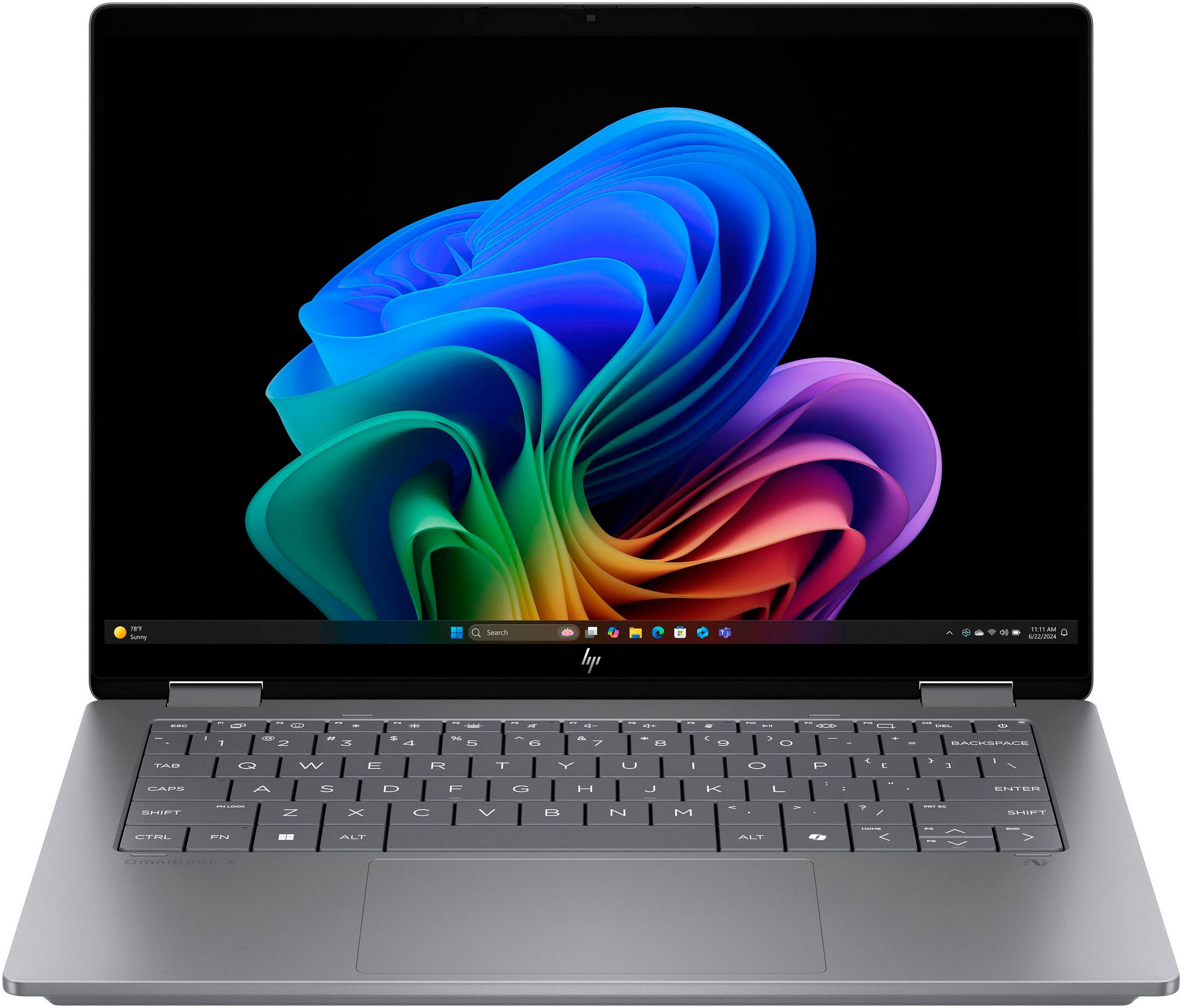 HP Convertible Notebook »OmniBook X Flip 14-fm0272ng«, 35,6 cm, / 14 Zoll, Intel, Core Ultra 5, ARC 140V, 512 GB SSD